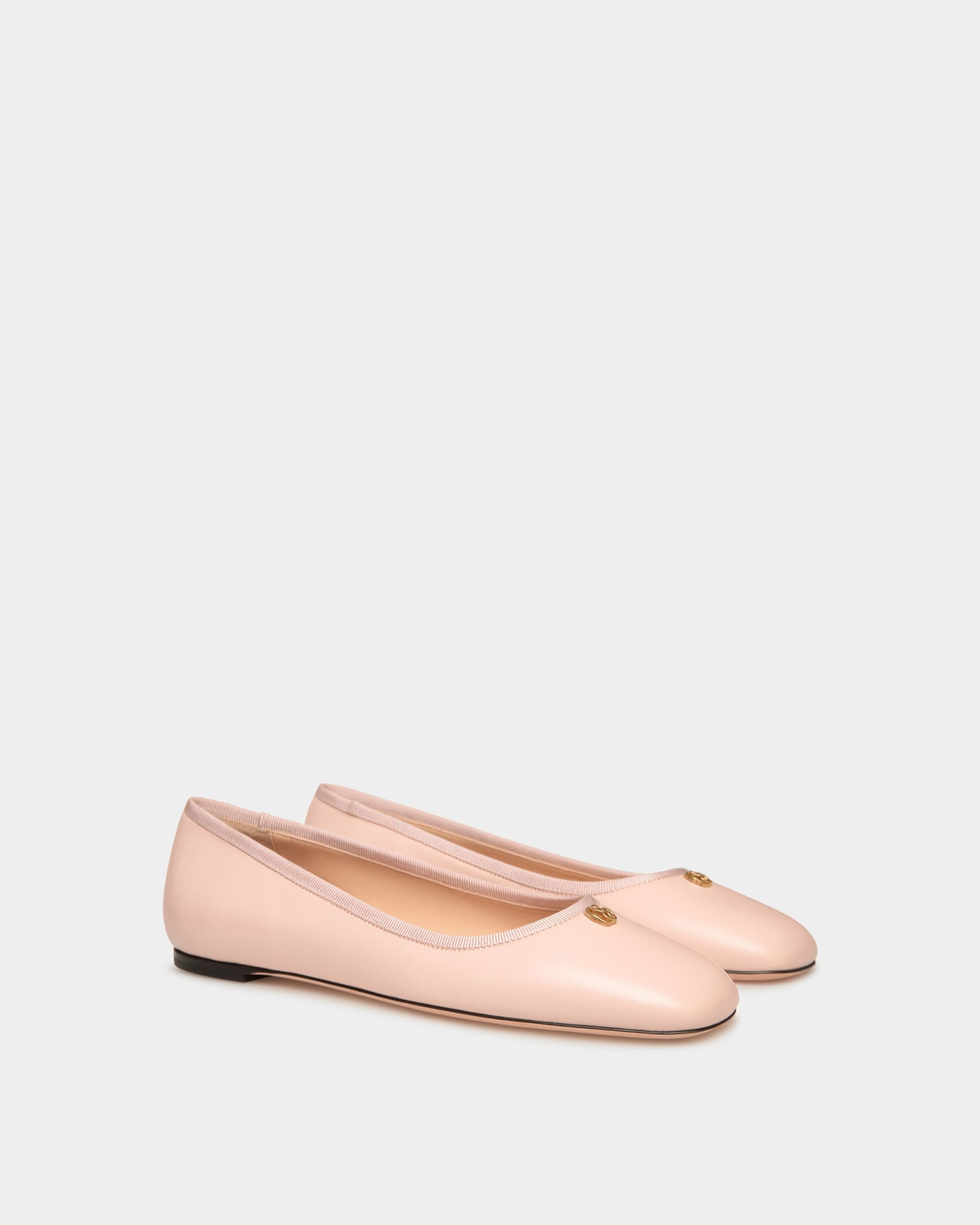 Ballyrina Ballerina Aus Nappaleder In Hellrosa - Damen - Bally - 02