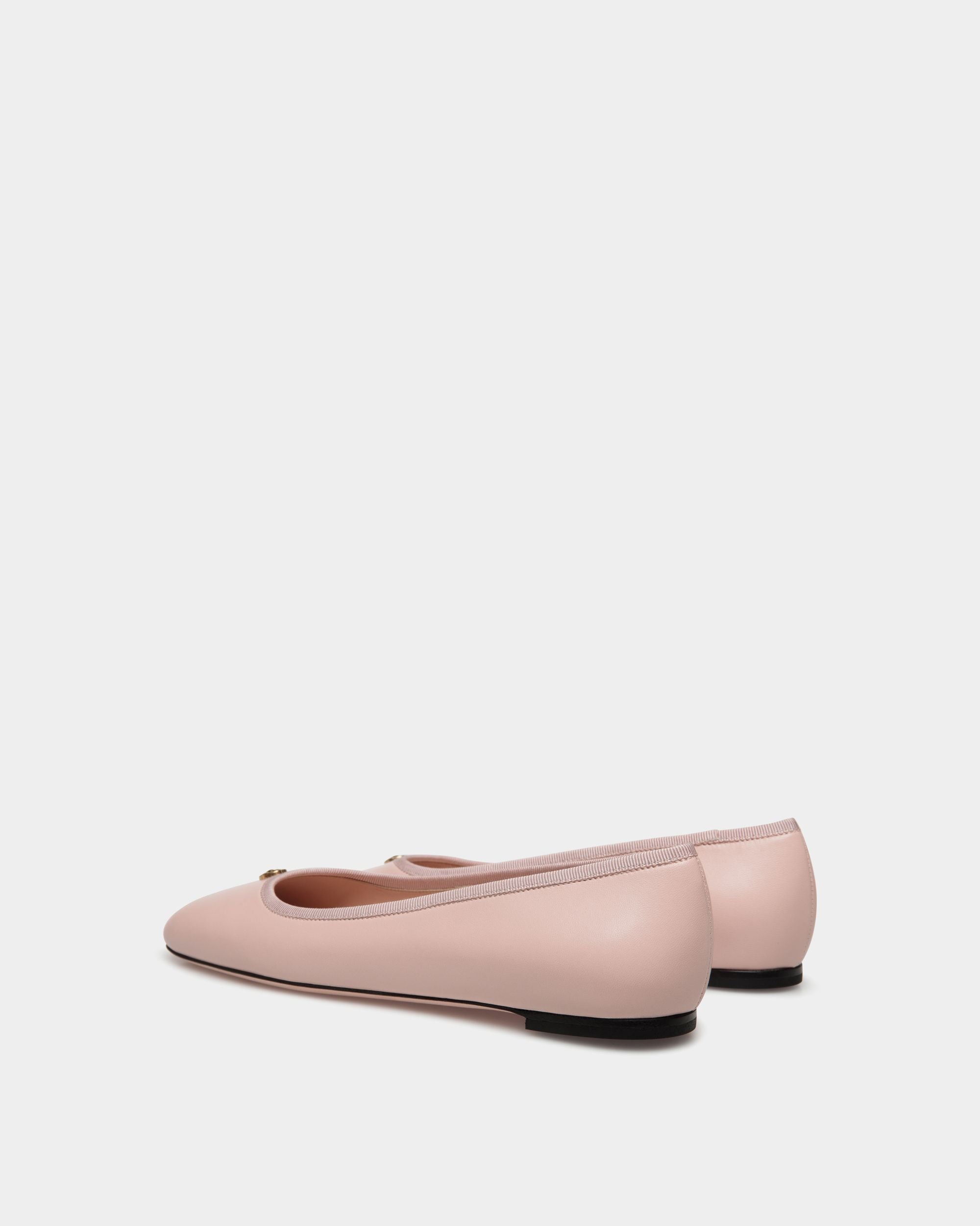 Ballyrina Ballerina Aus Nappaleder In Dusty Petal - Damen - Bally - 03