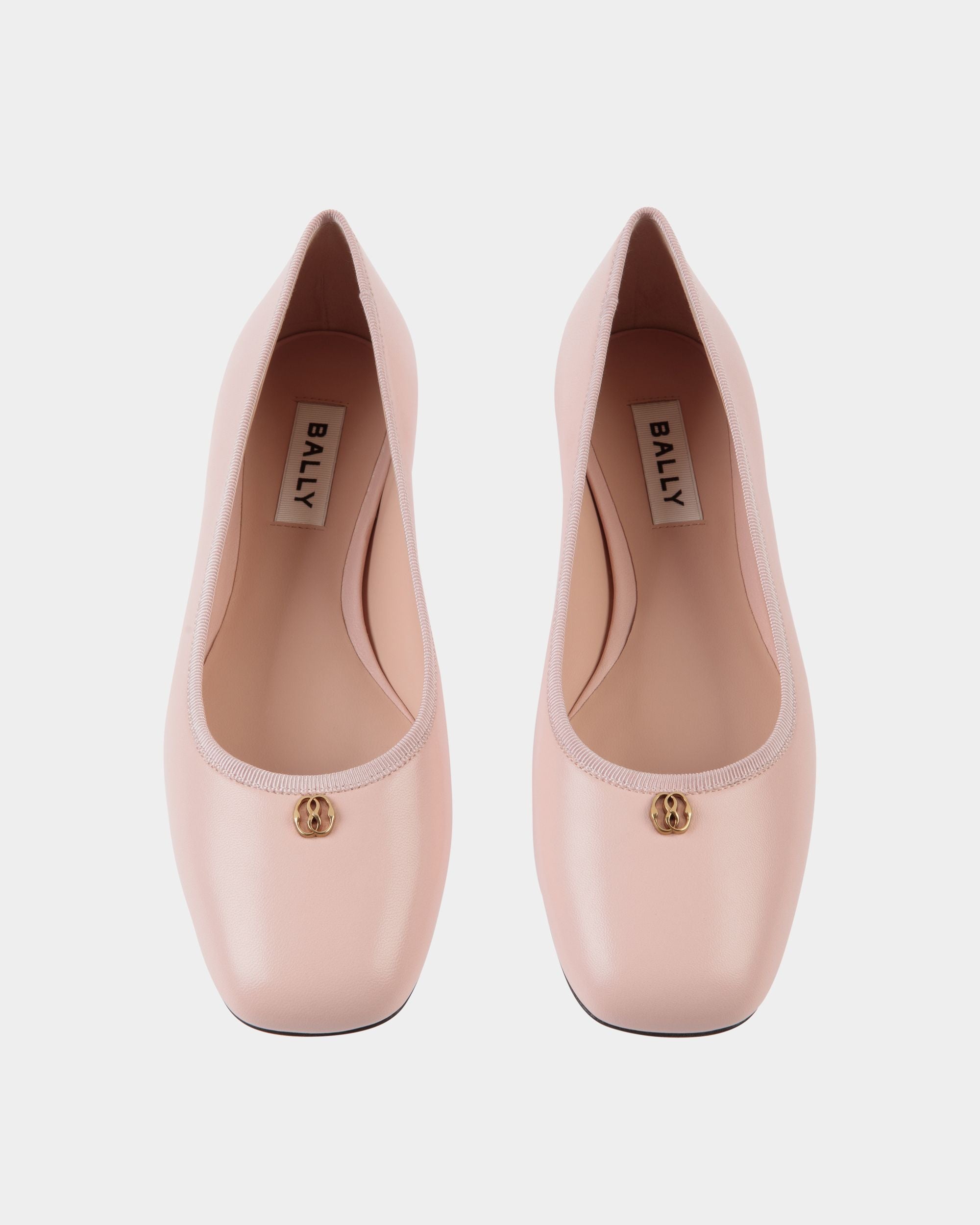 Ballyrina Ballerina Aus Nappaleder In Dusty Petal - Damen - Bally - 04