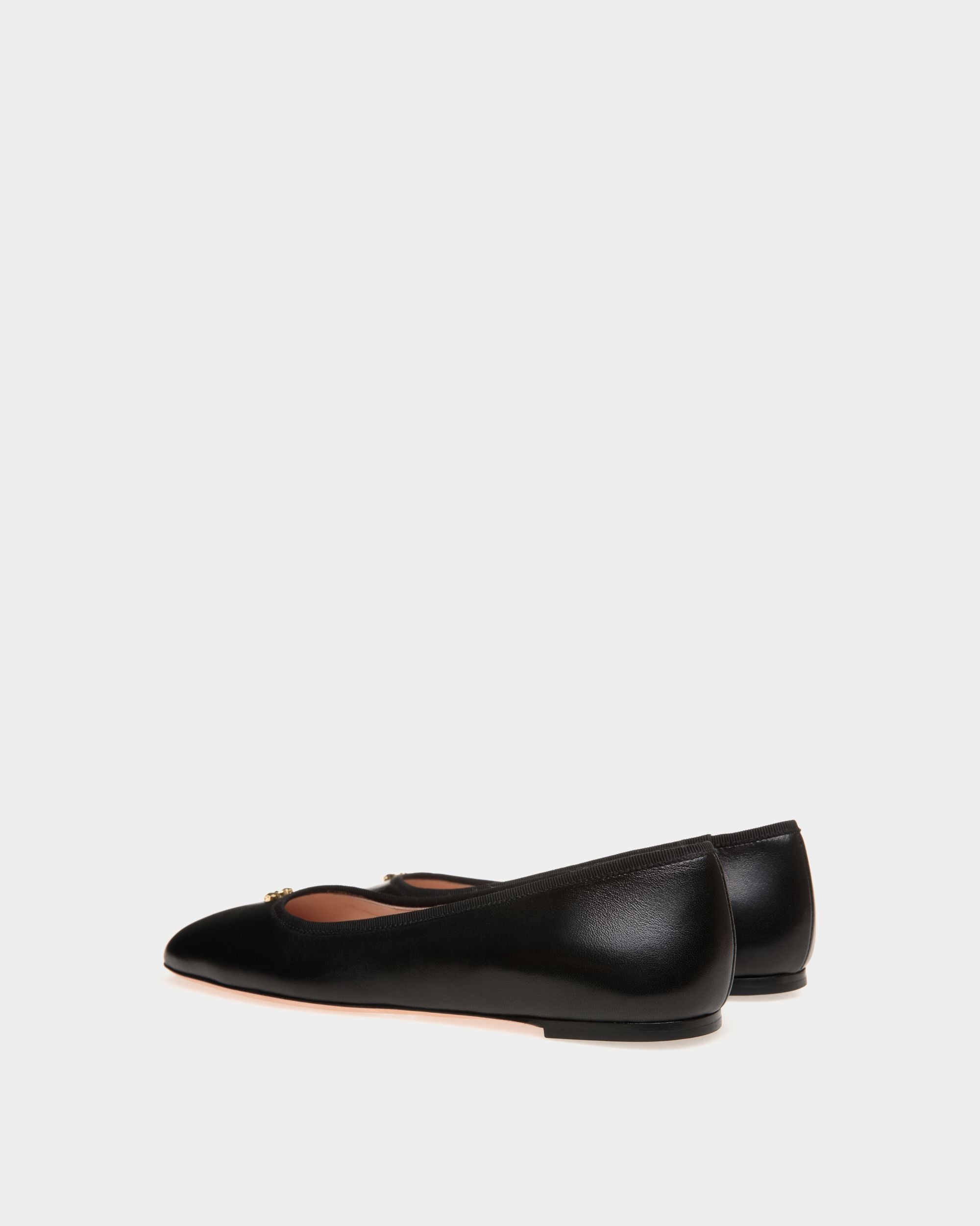 Ballyrina Ballerina Aus Nappaleder In Schwarz - Damen - Bally - 02