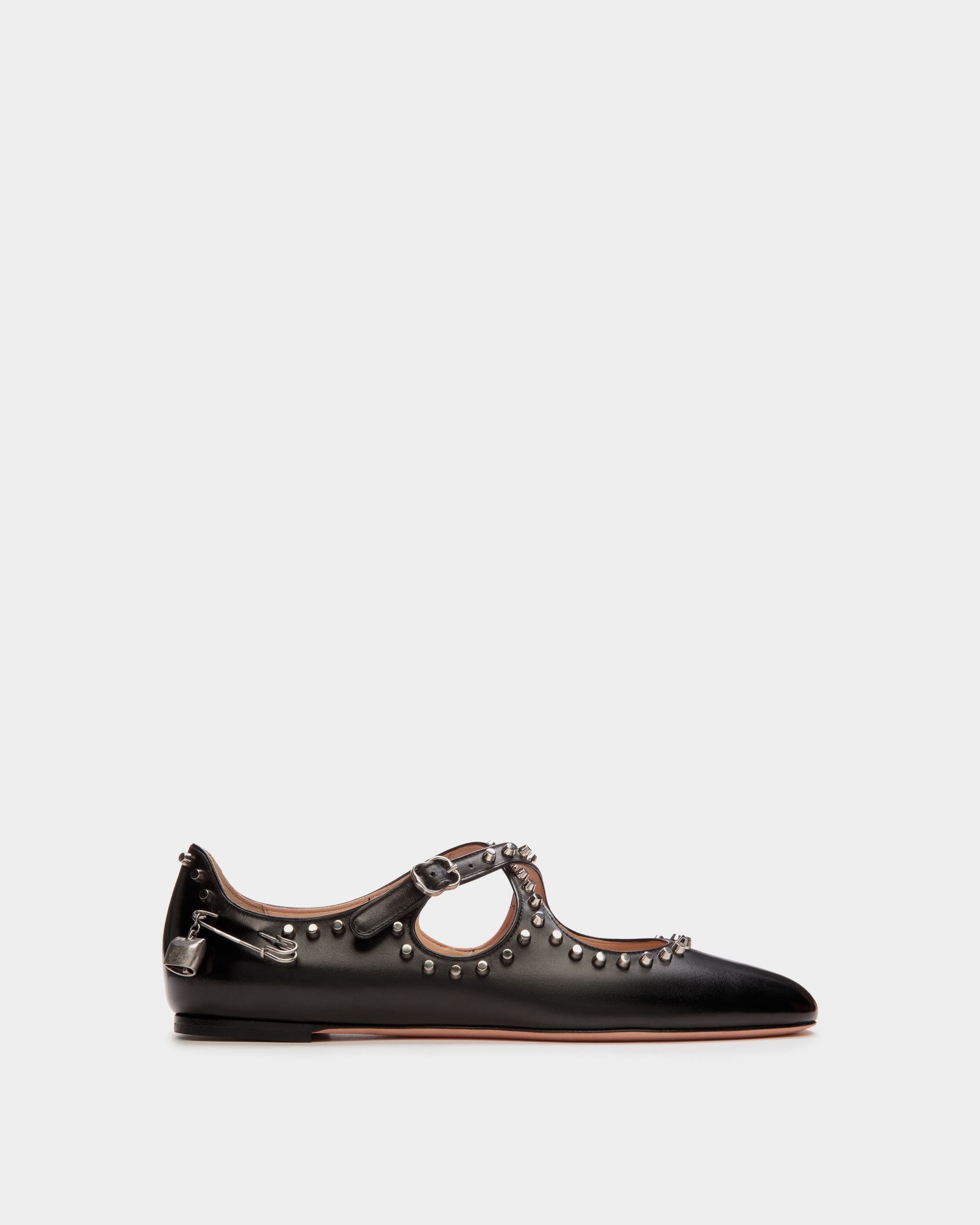 Ballyrina Ballerina Aus Schwarzem Leder - Damen - Bally - 01