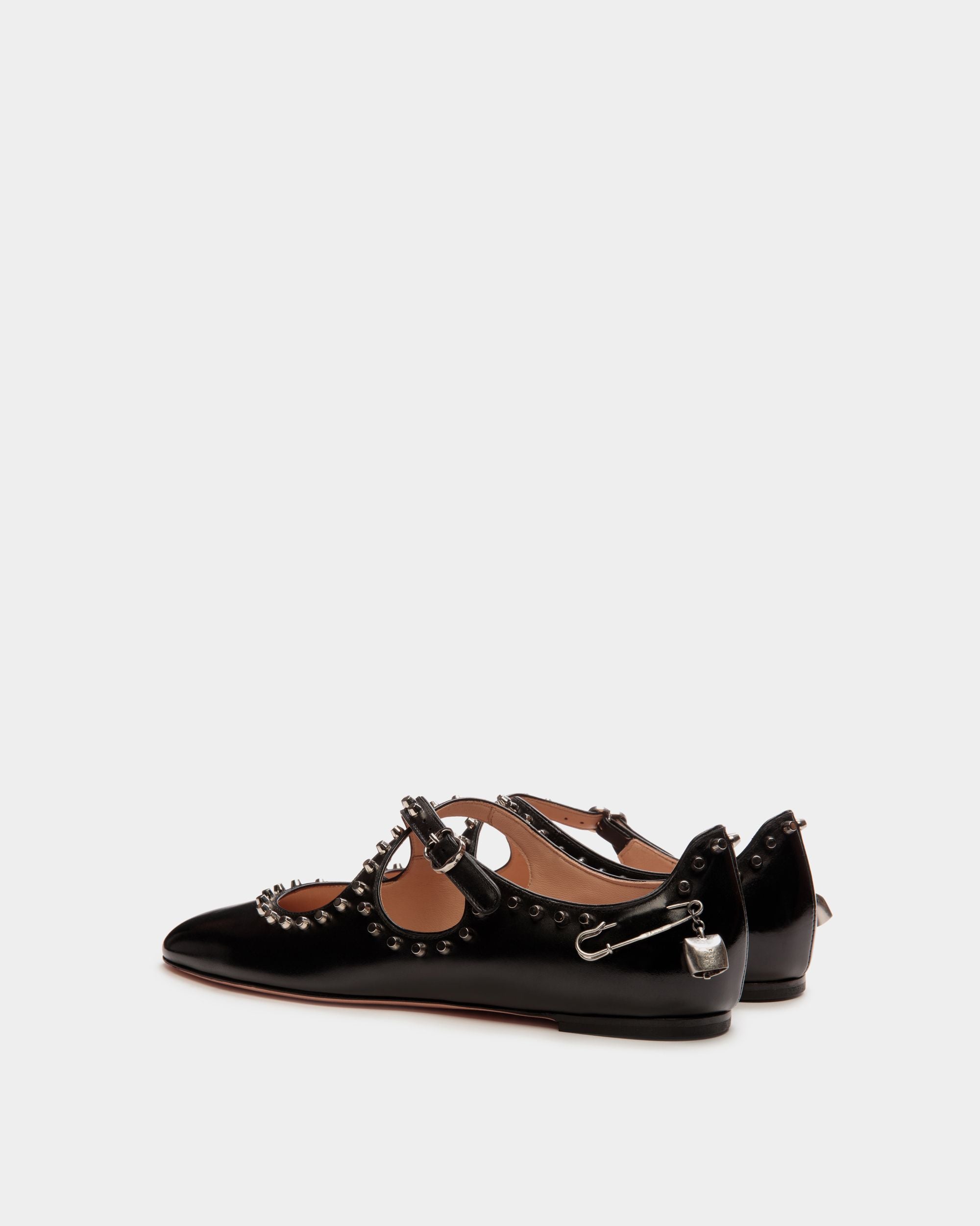 Ballyrina Ballerina Aus Schwarzem Leder - Damen - Bally - 04