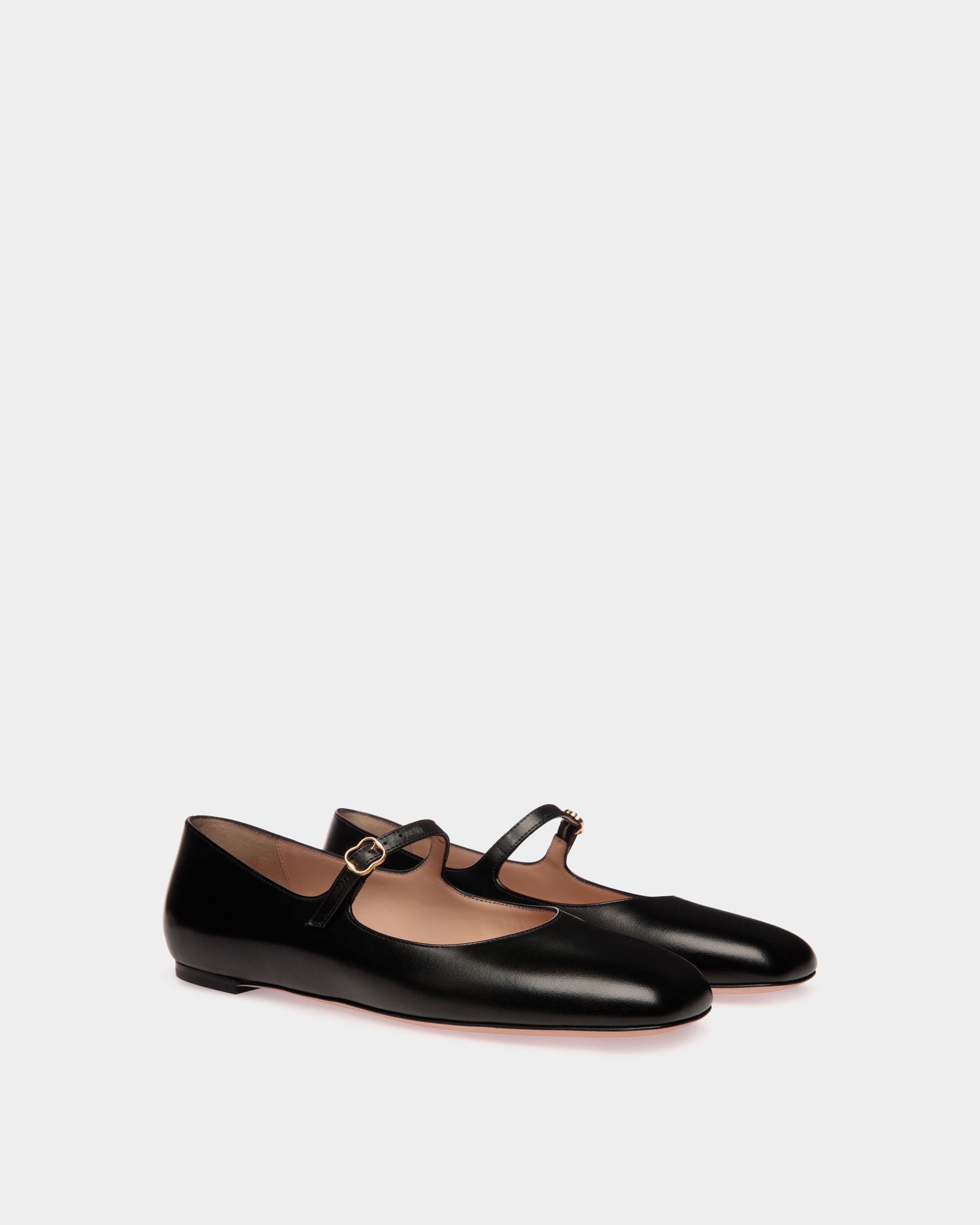 Ballyrina Aus Leder In Schwarz - Damen - Bally - 03