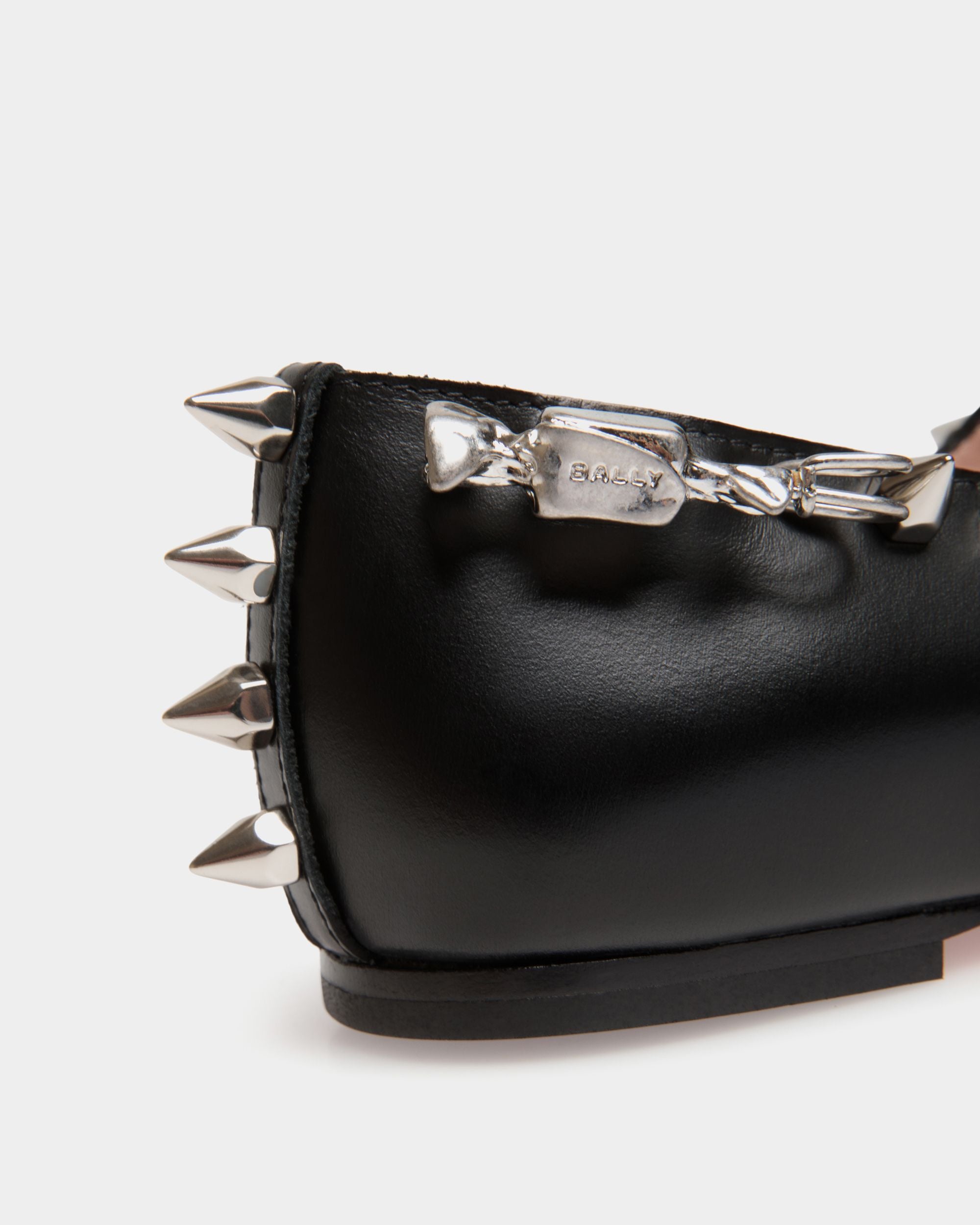 Ballyrina Mary-Jane Flat In Black Leather - Damen - Bally - 06