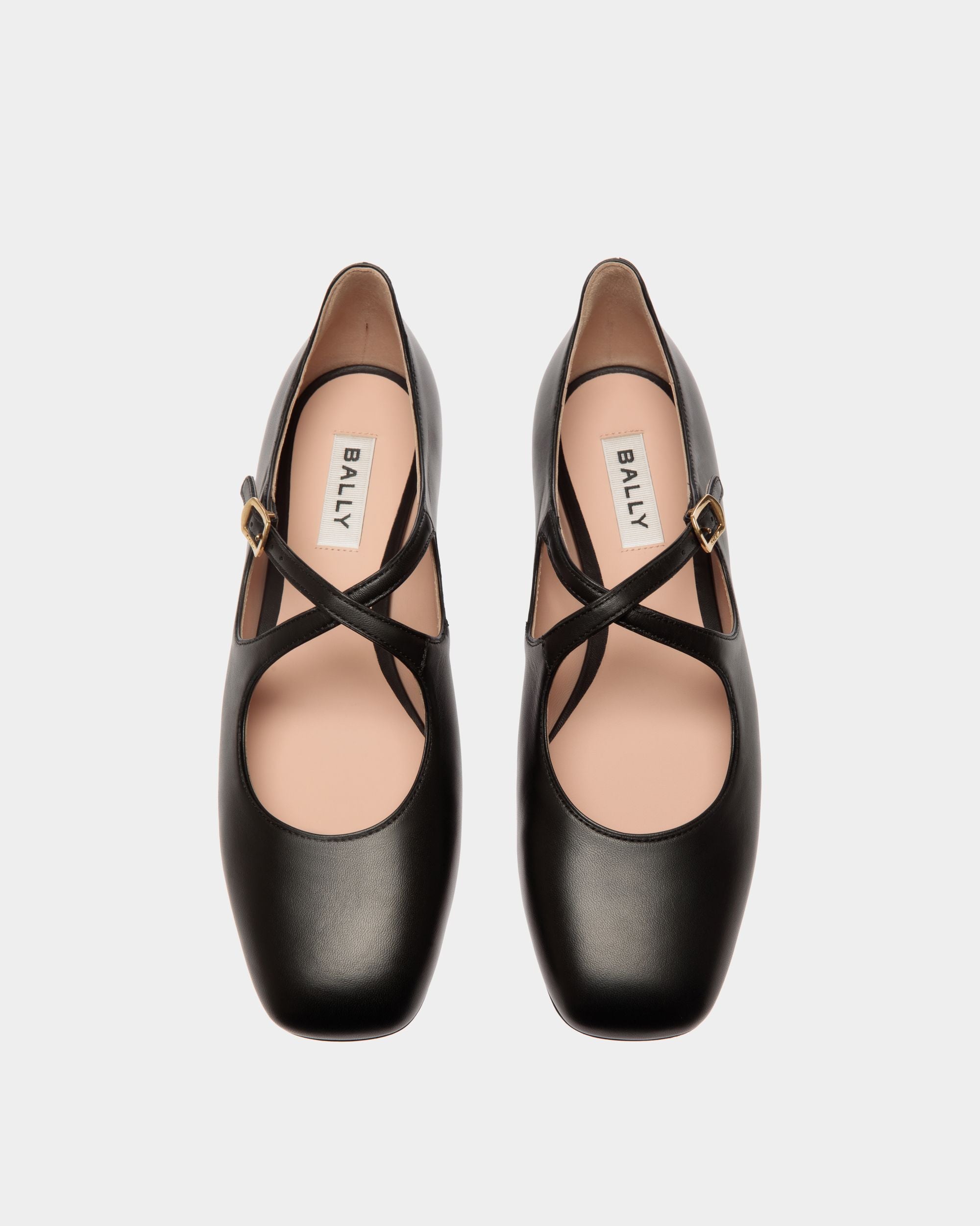 Ballyrina Ballerina Aus Schwarzem Leder - Damen - Bally - 05