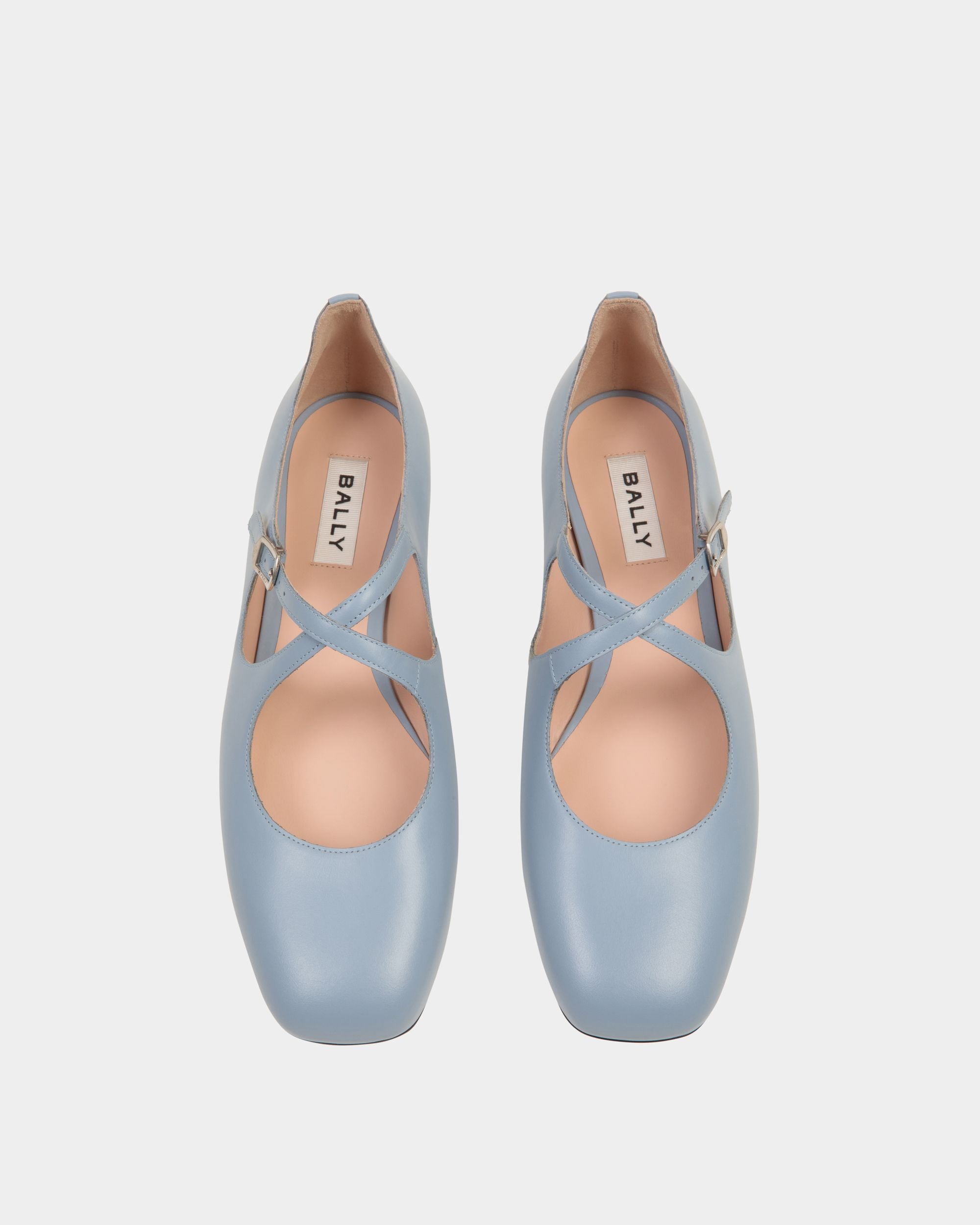 Ballyrina Ballerinas Aus Hellblauem Leder - Damen - Bally - 04