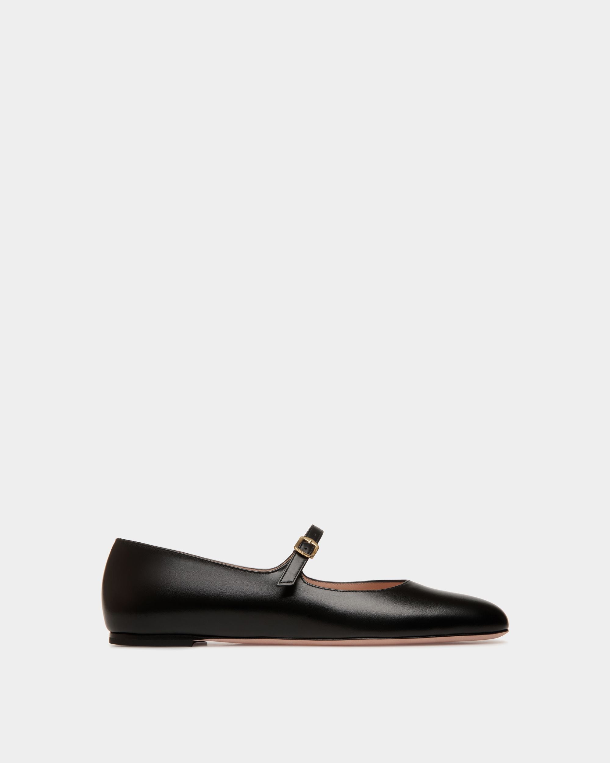 Ballyrina Ballerina Aus Schwarzem Leder - Damen - Bally - 01