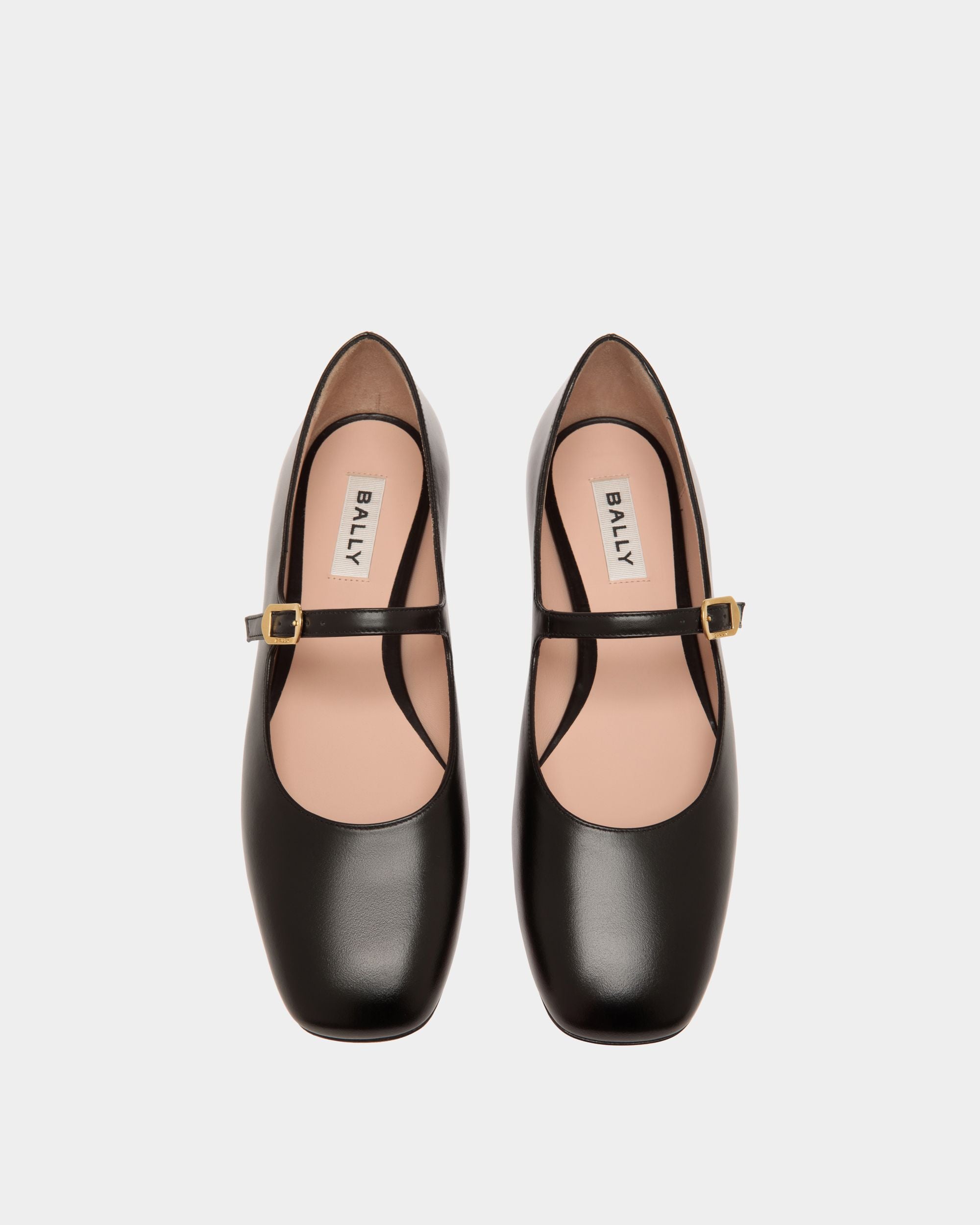 Ballyrina Ballerina Aus Schwarzem Leder - Damen - Bally - 05