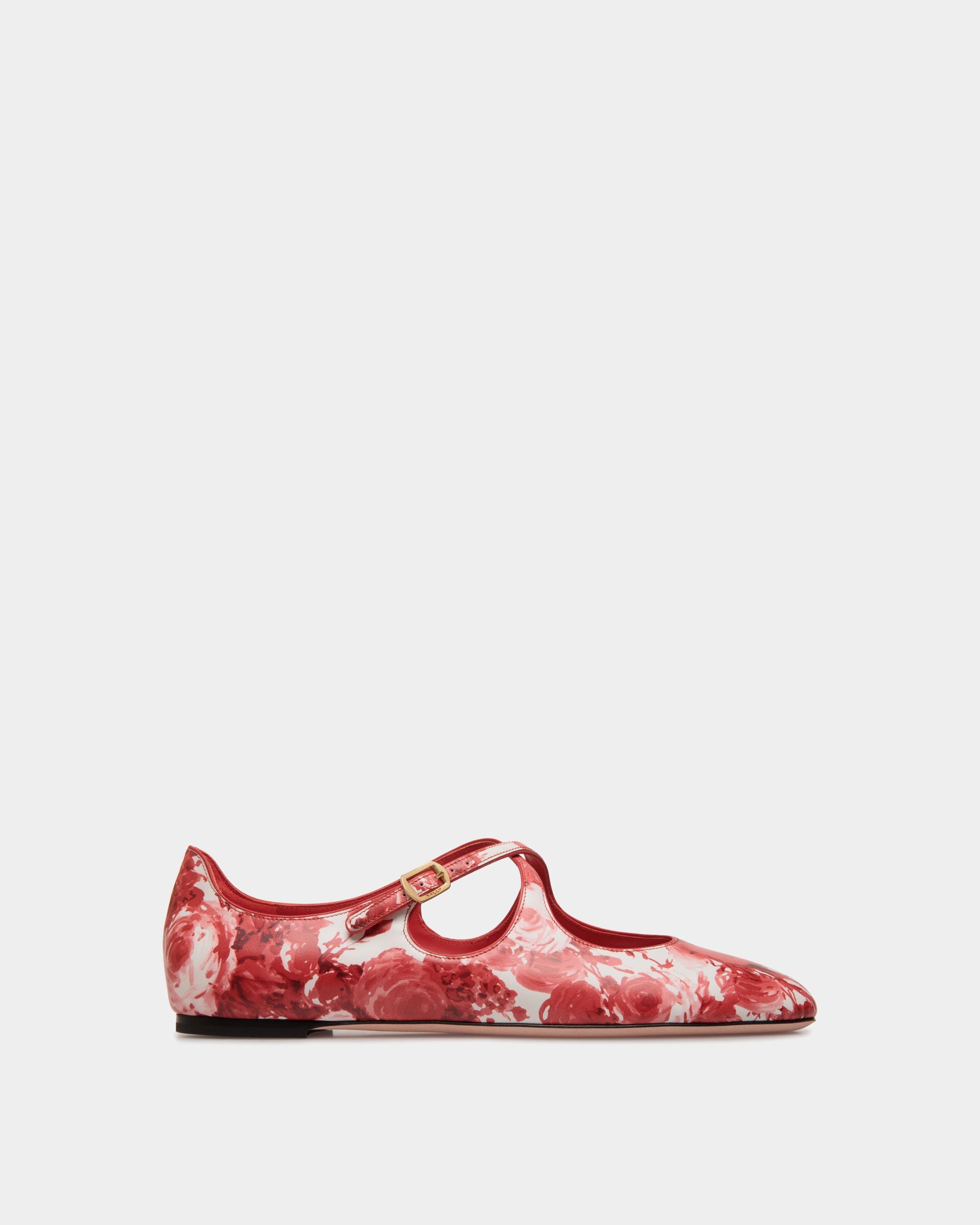 Ballyrina Ballerina Aus Leder In Rot - Damen - Bally - 01