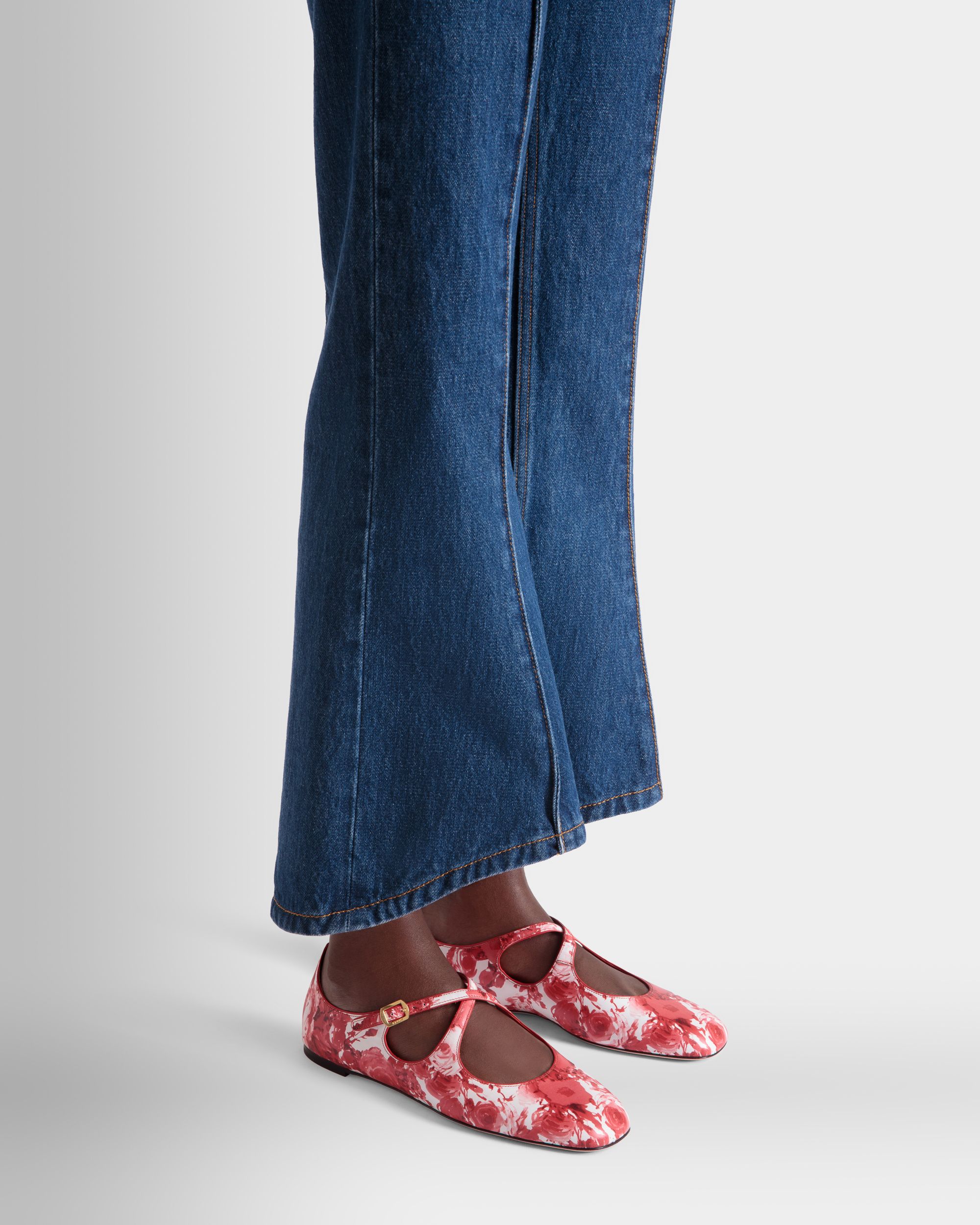 Ballyrina Ballerina Aus Leder In Rot - Damen - Bally - 02