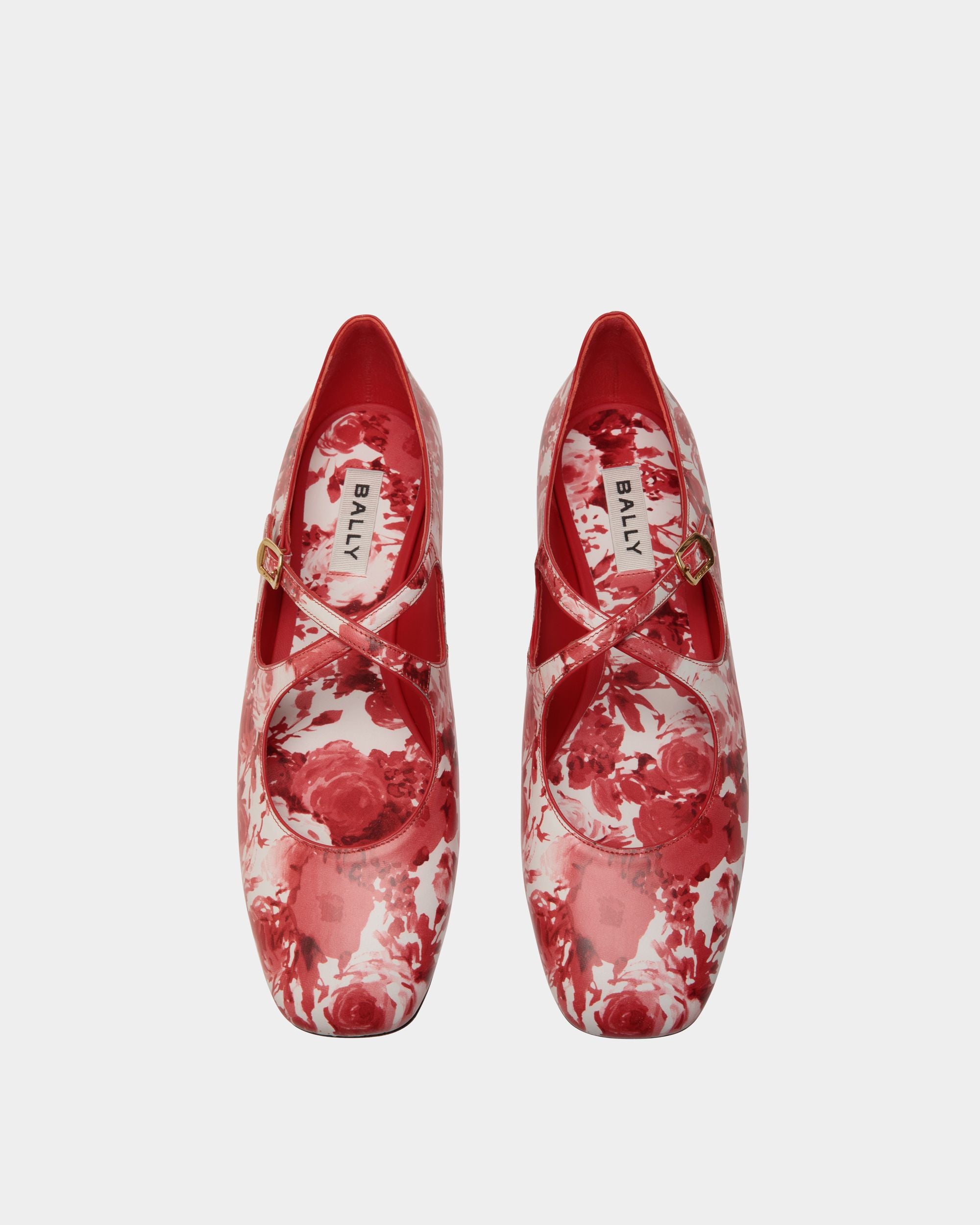 Ballyrina Ballerina Aus Leder In Rot - Damen - Bally - 05
