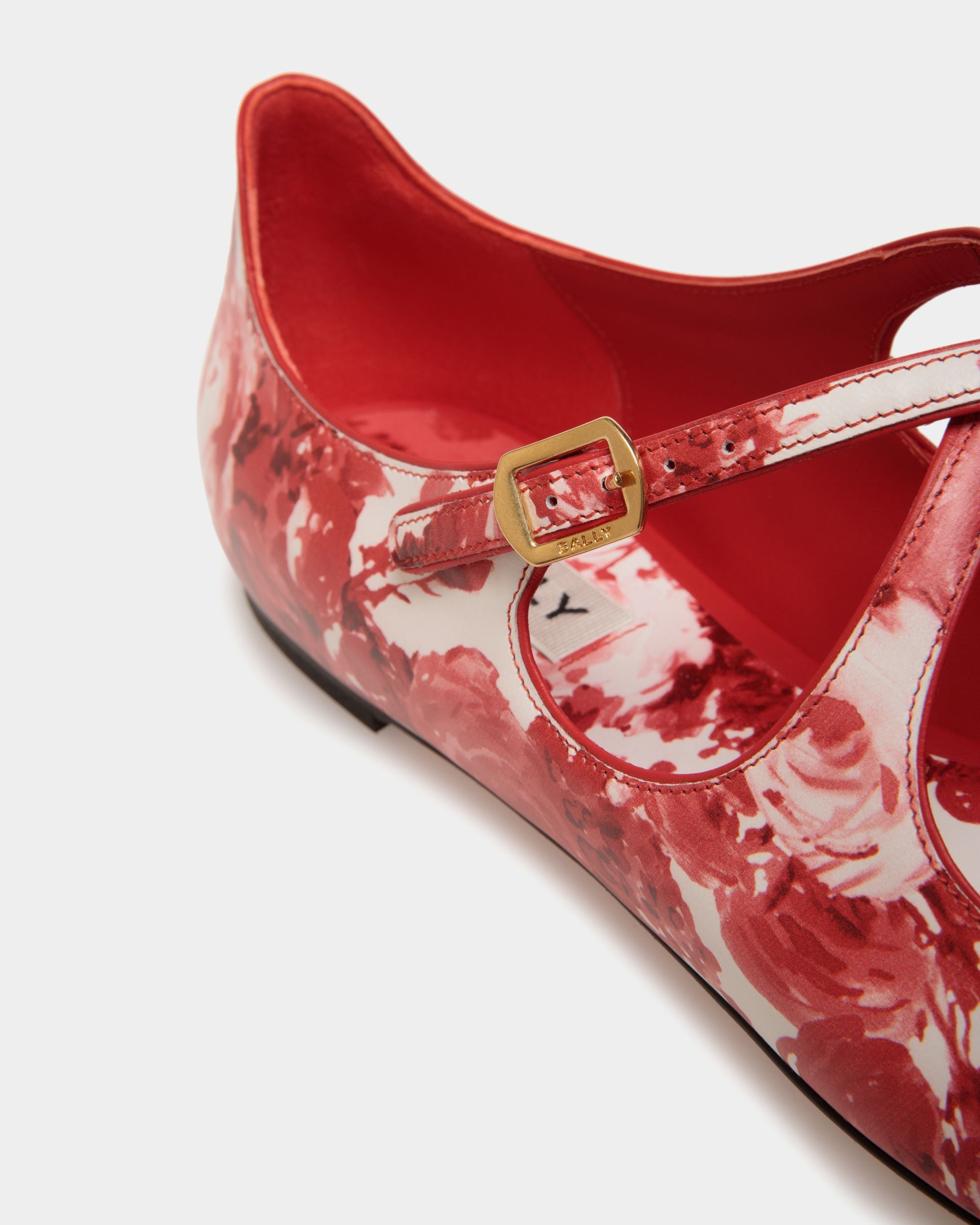 Ballyrina Ballerina Aus Leder In Rot - Damen - Bally - 06
