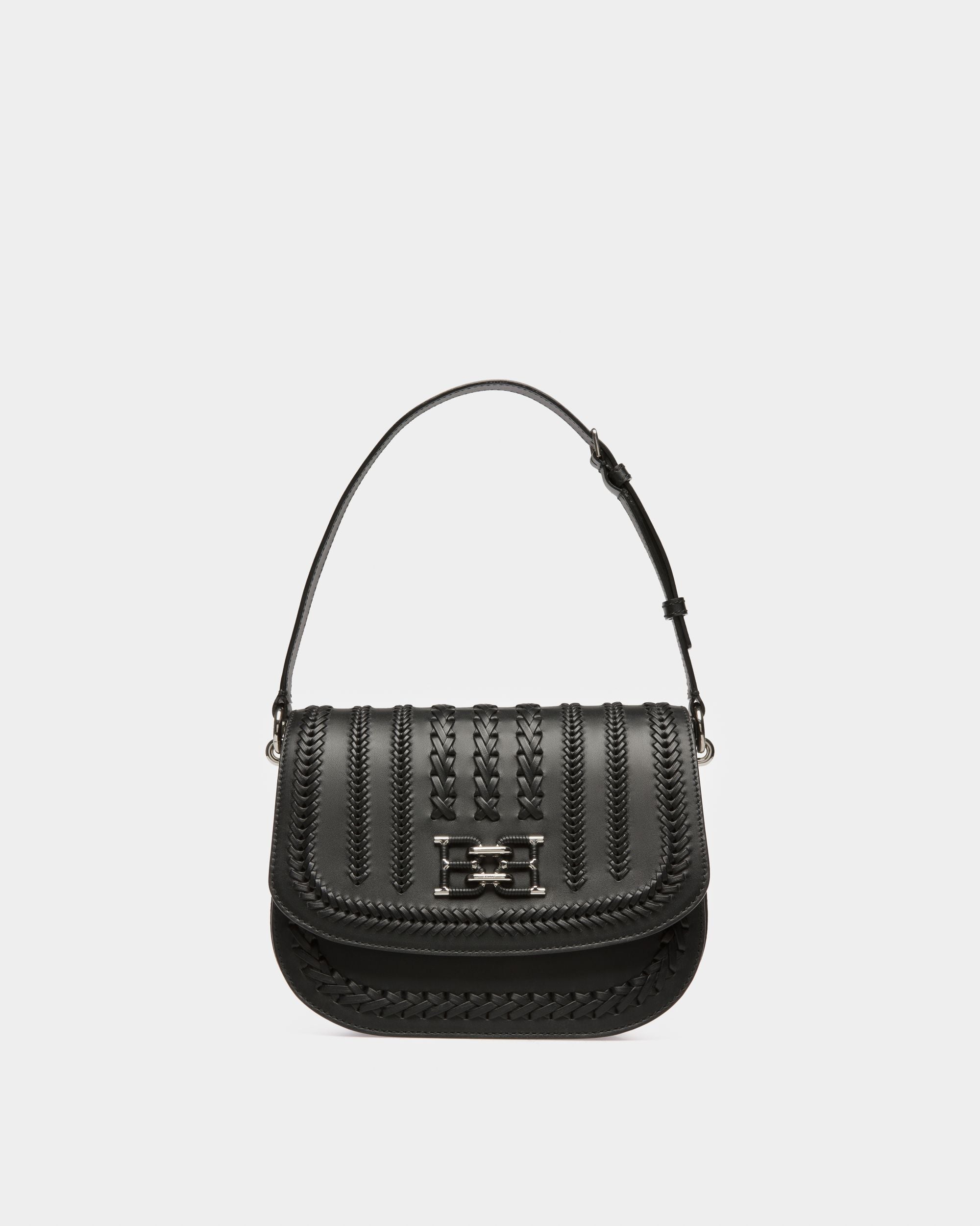 Beckie Umhängetasche Aus Schwarzem Leder - Damen - Bally - 01