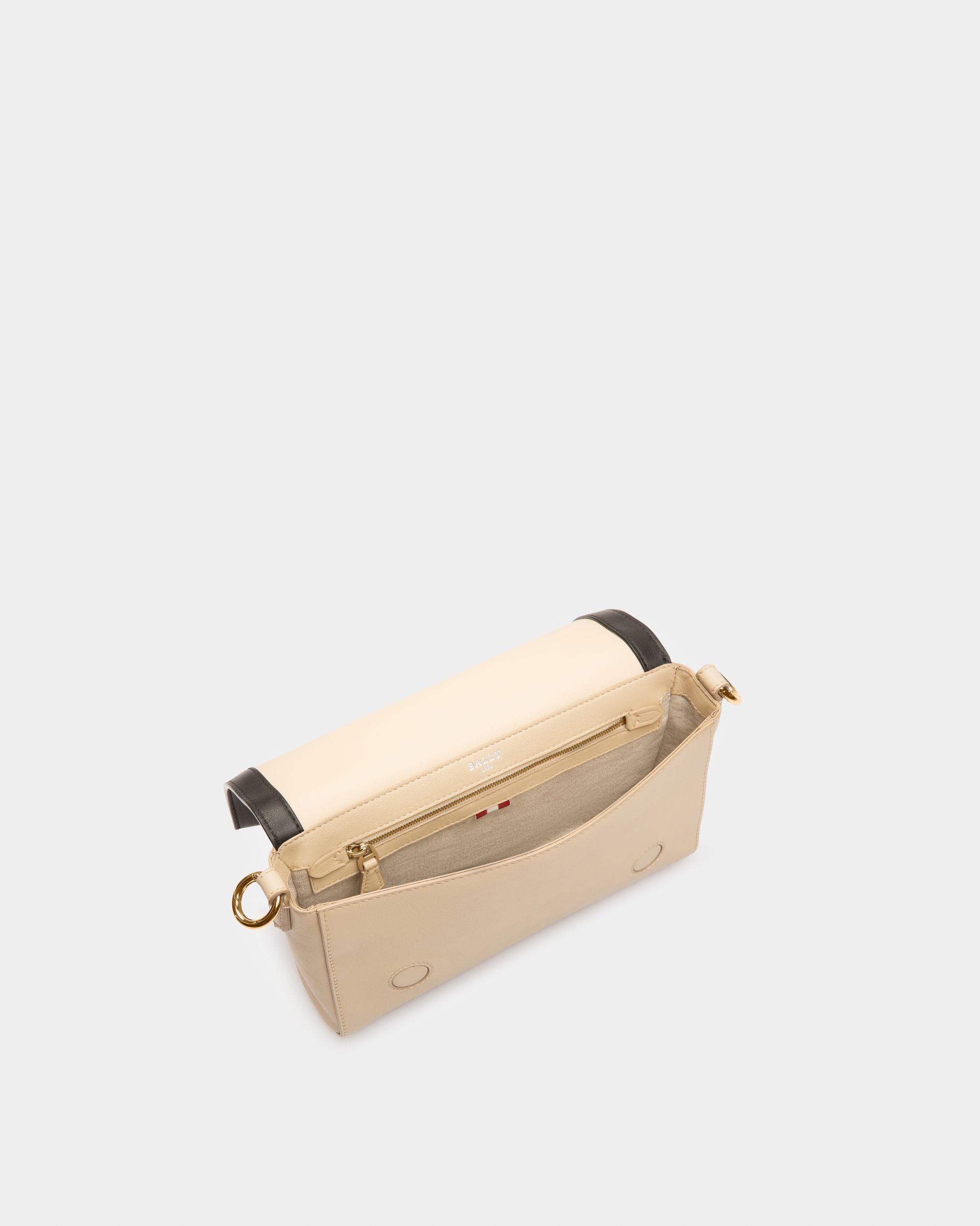 Cybrel Umhängetasche Aus Leder In Fossil Und Schwarz - Damen - Bally - 03