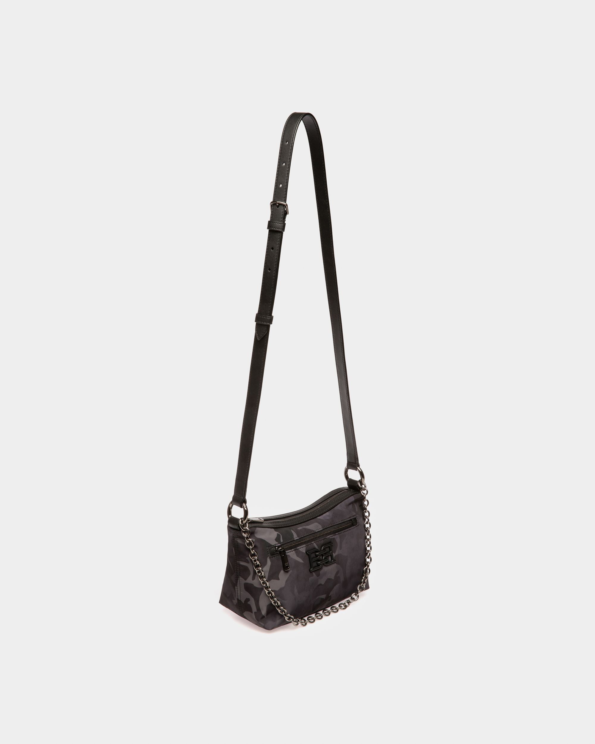 Eyfel Umhängetasche Aus Schwarzem Nylon - Damen - Bally - 05