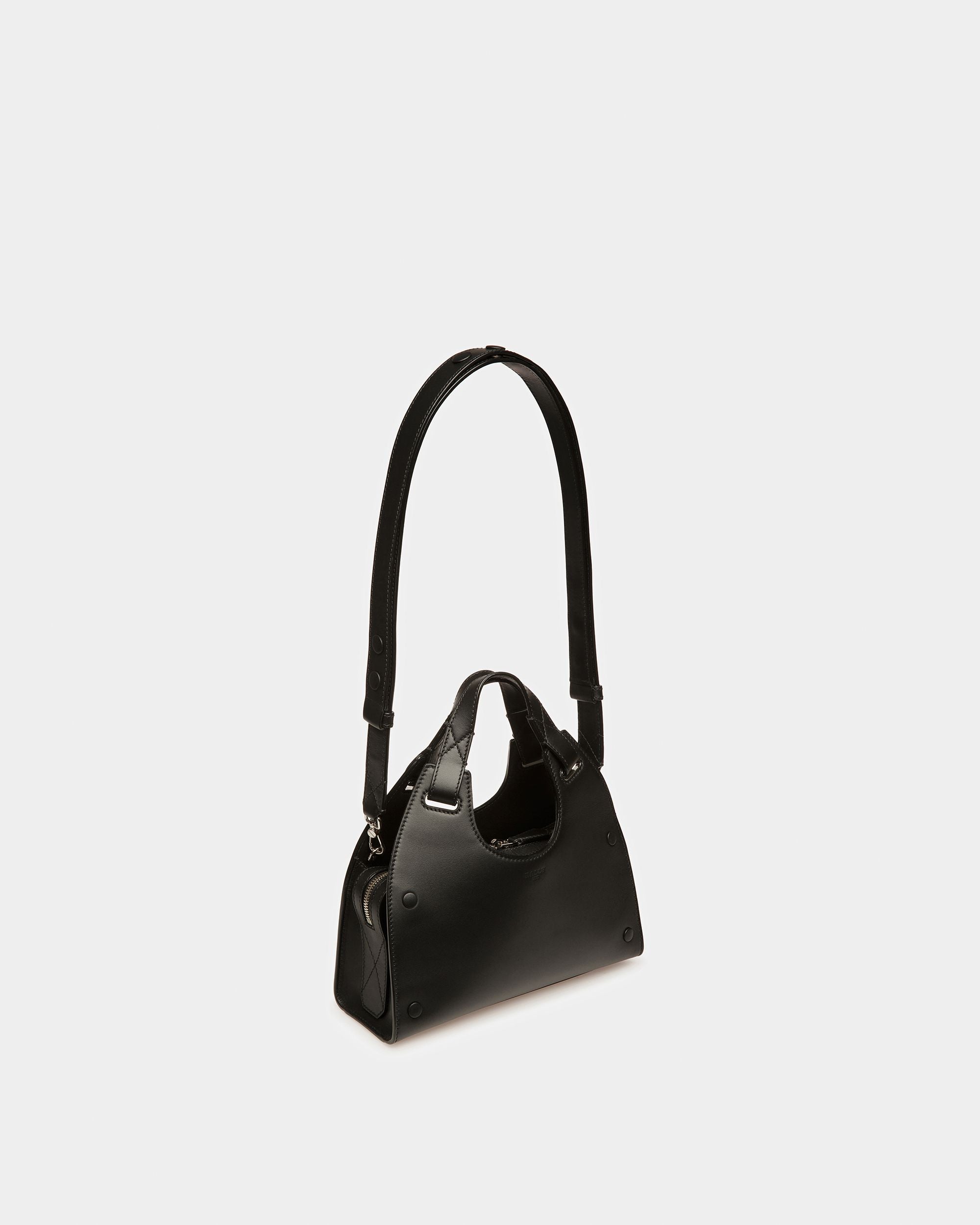 Ahres Klein Schultertasche Aus Leder In Schwarz - Damen - Bally - 07