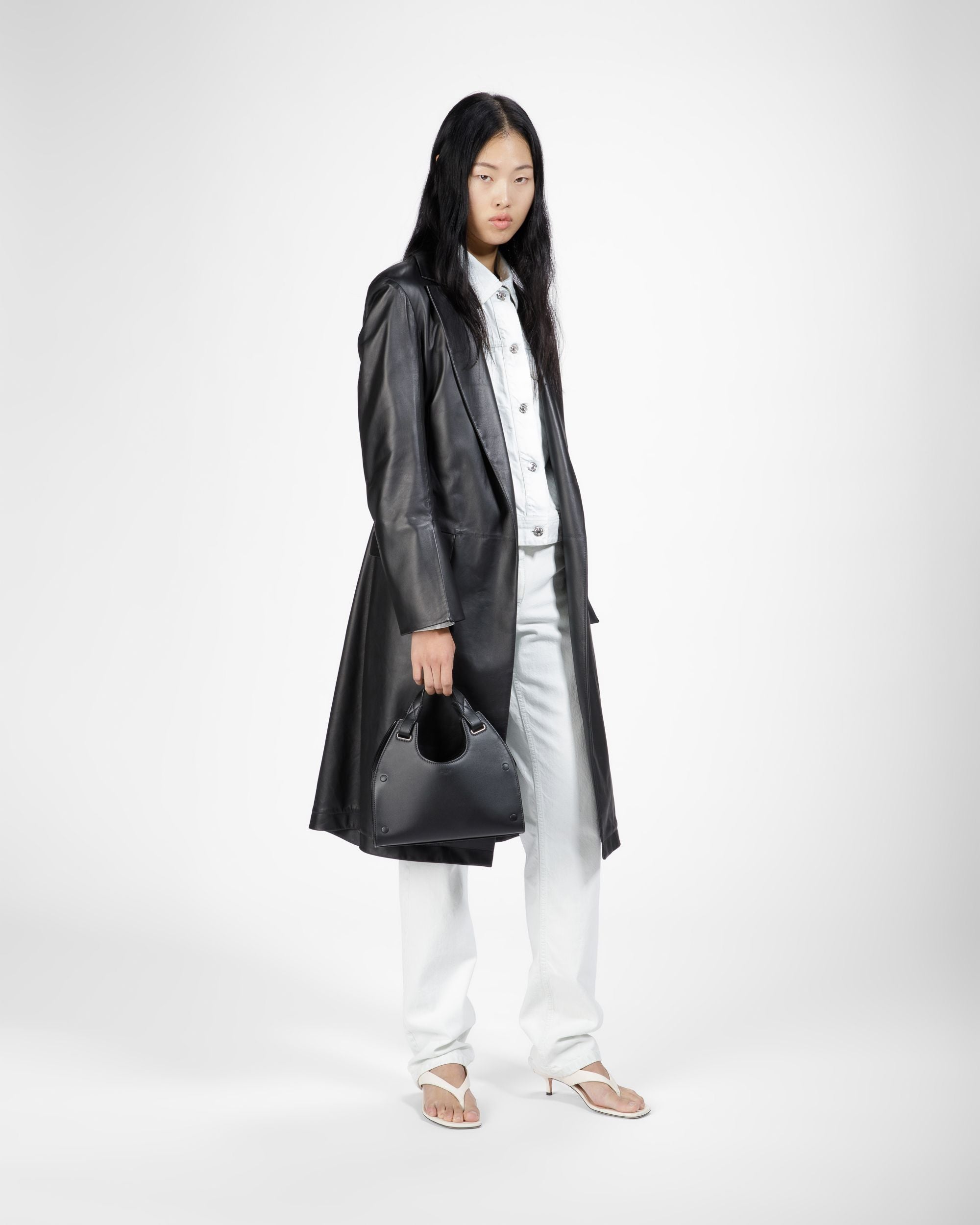 Ahres Klein Schultertasche Aus Leder In Schwarz - Damen - Bally - 10