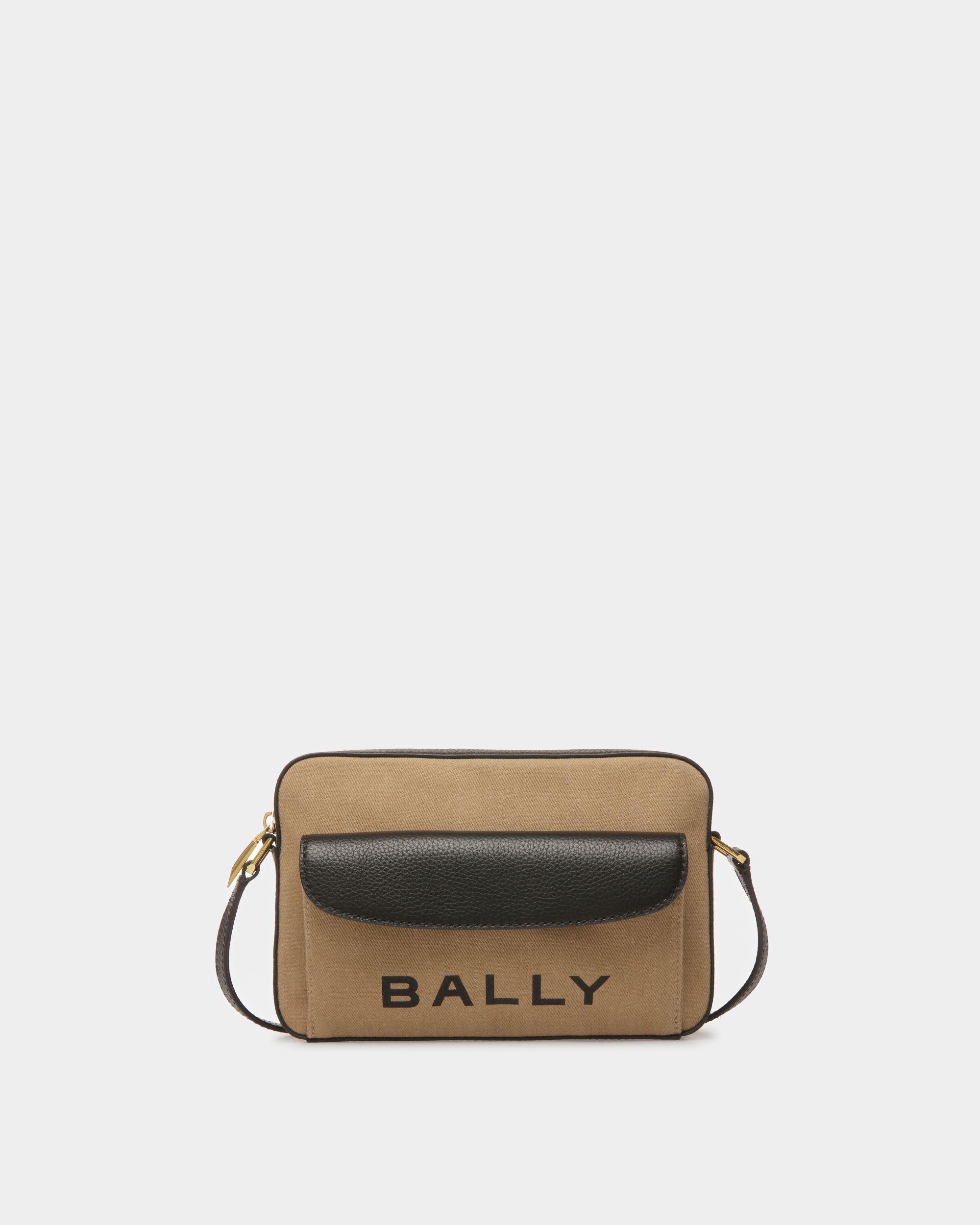 Bar Umhängetasche Aus Stoff in Sand und Schwarz - Damen - Bally - 01