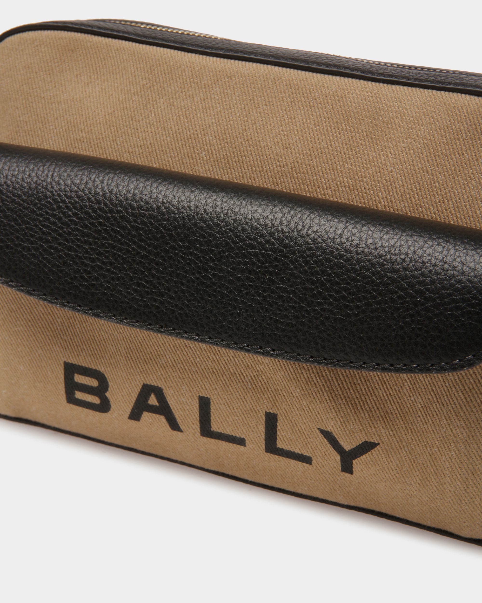 Bar Umhängetasche Aus Stoff in Sand und Schwarz - Damen - Bally - 05