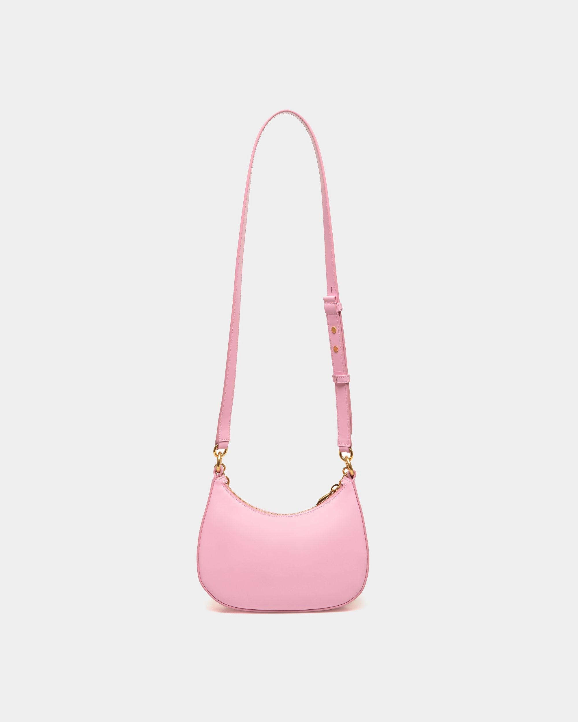Emblem Mini-Umhängetasche Aus Lackleder In Rosa - Damen - Bally - 02