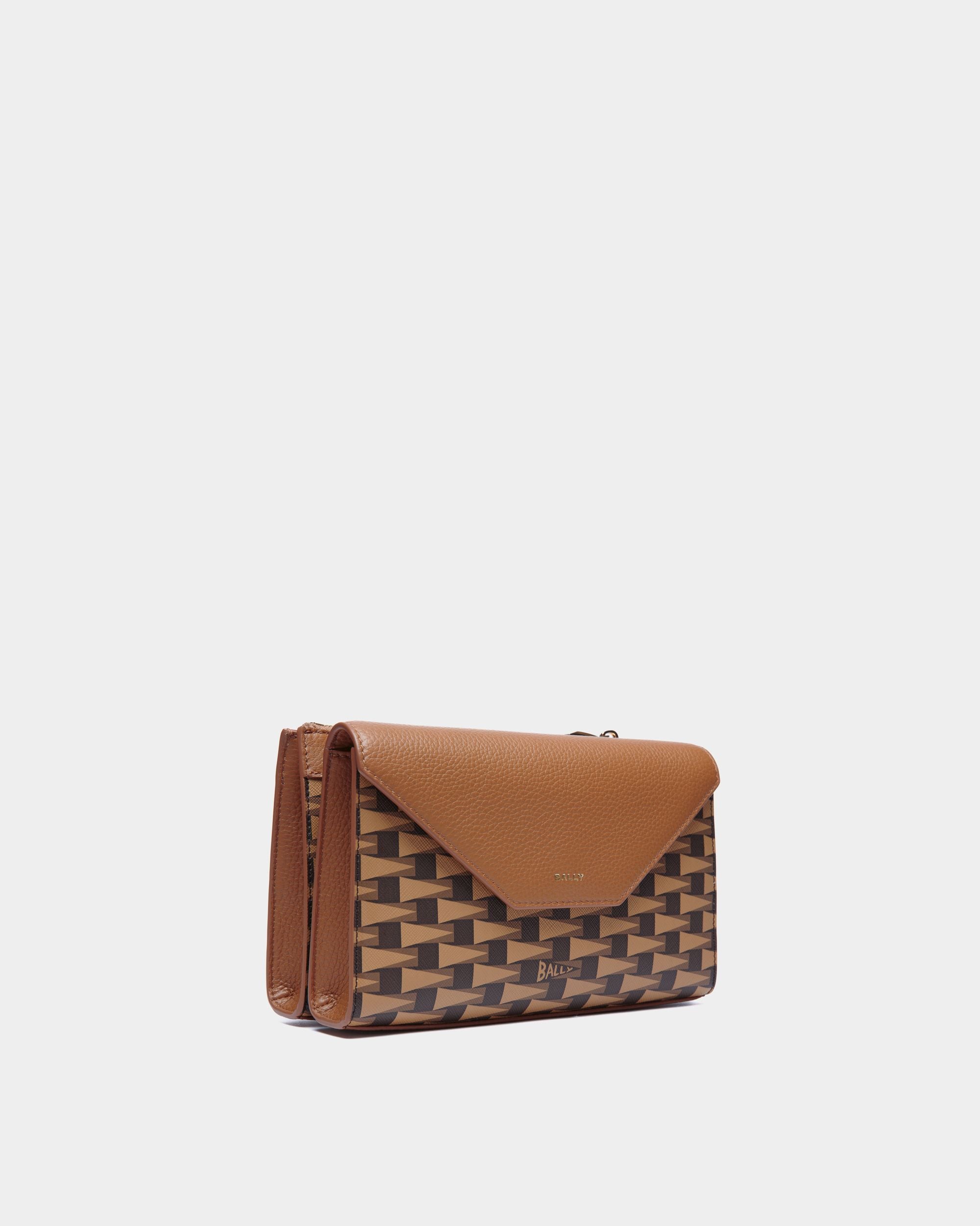 Pennant Umhängetasche Aus Braunem TPU - Damen - Bally - 03