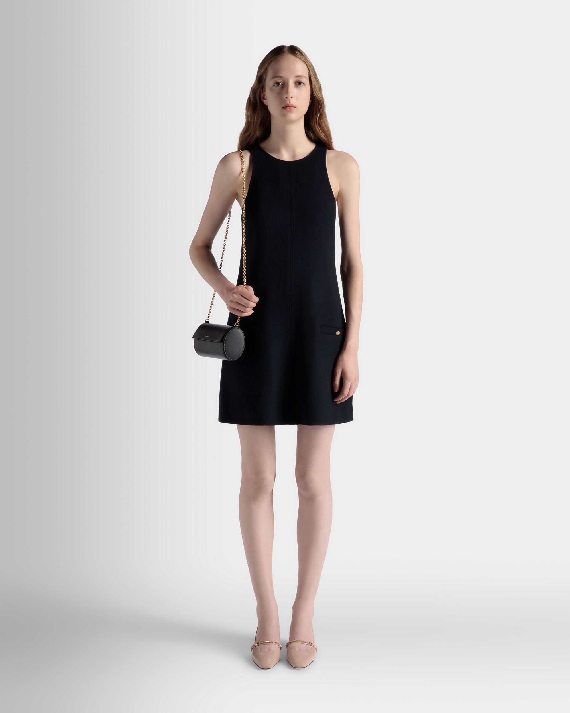 Emblem Minitasche Aus Leder In Schwarz - Damen - Bally - 02