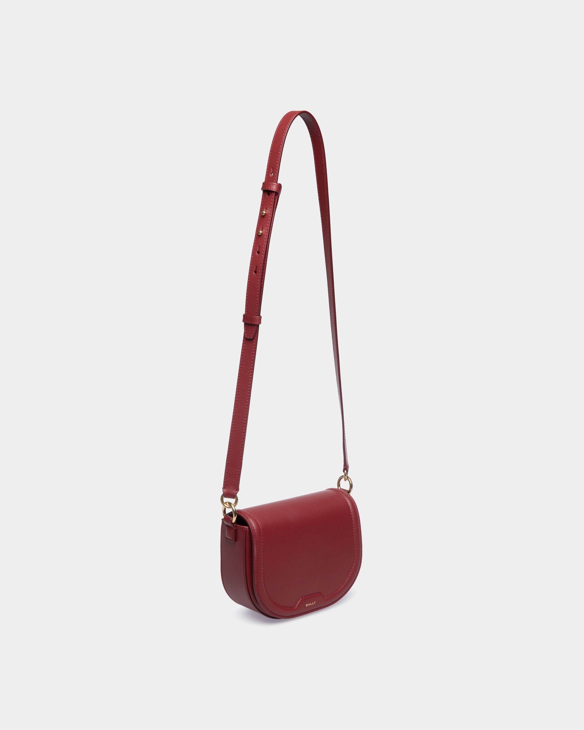 Code Cross Body In Red Bovine - Damen - Bally - 03