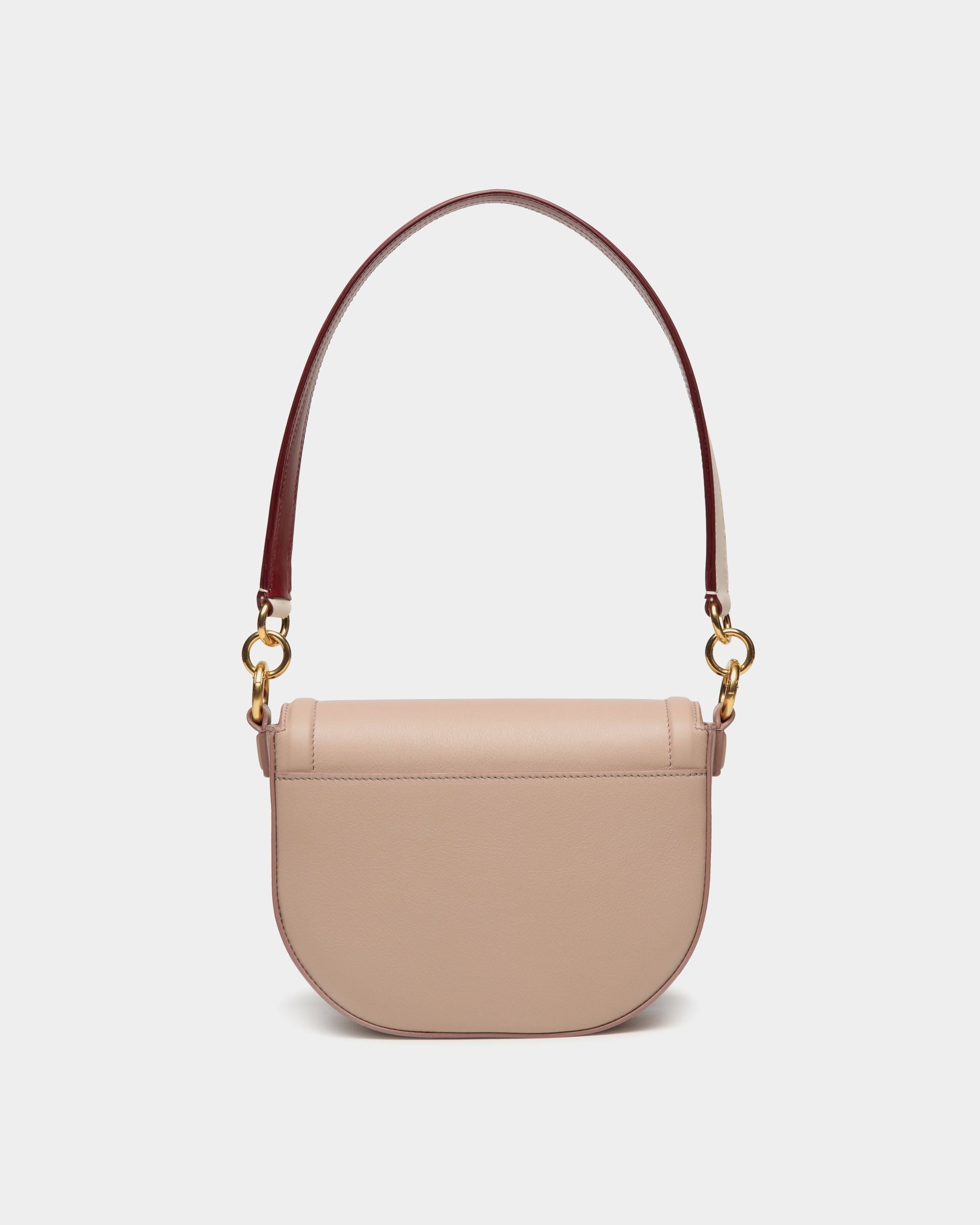 Code Umhängetasche Aus Leder In Light Beige - Damen - Bally - 02