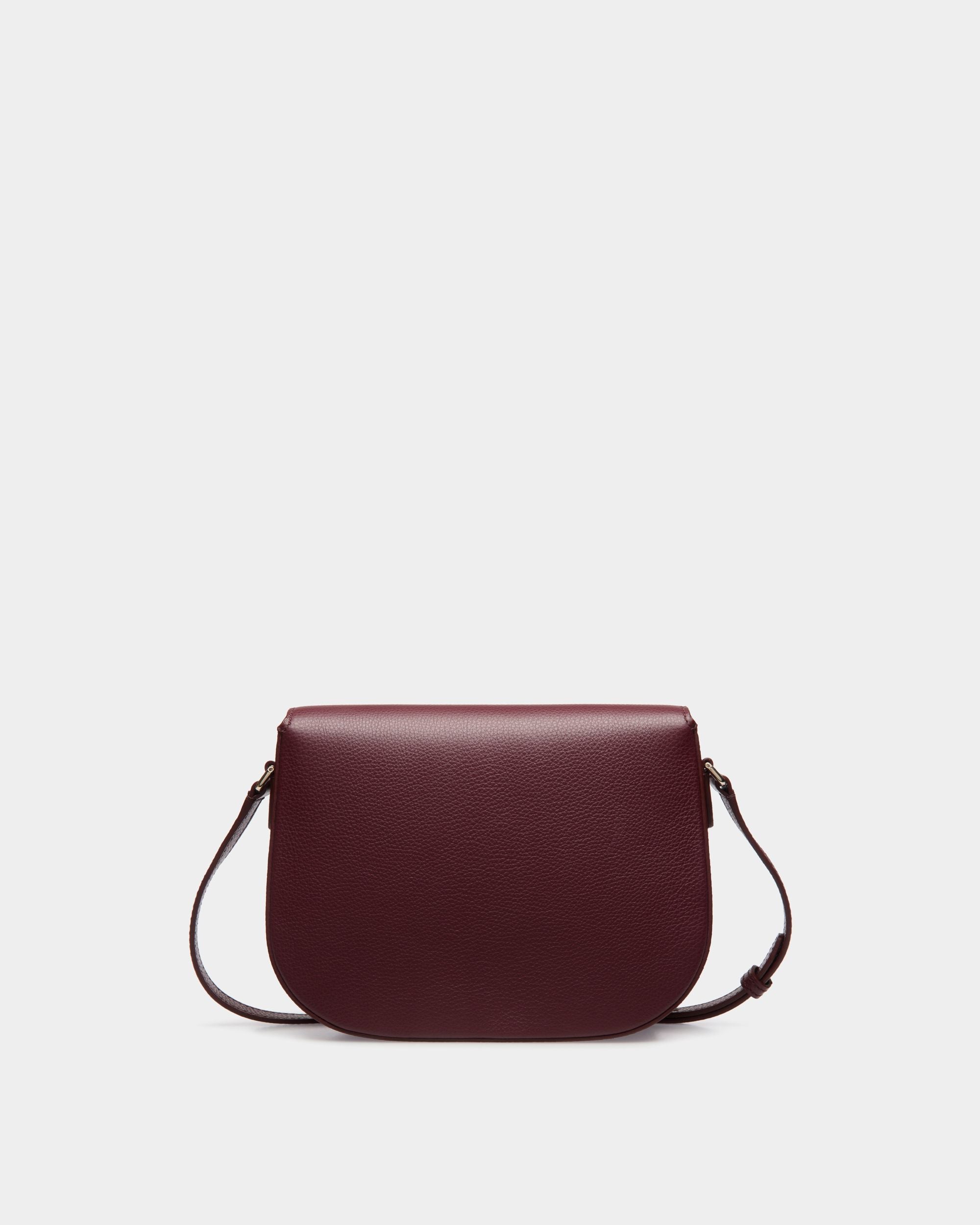 Crossbody In Burgundy Leather - Damen - Bally - 02