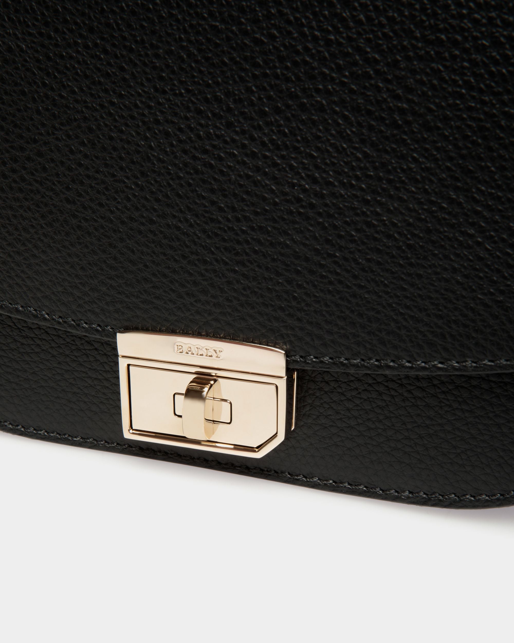 Crossbody Bag In Black Leather - Damen - Bally - 05