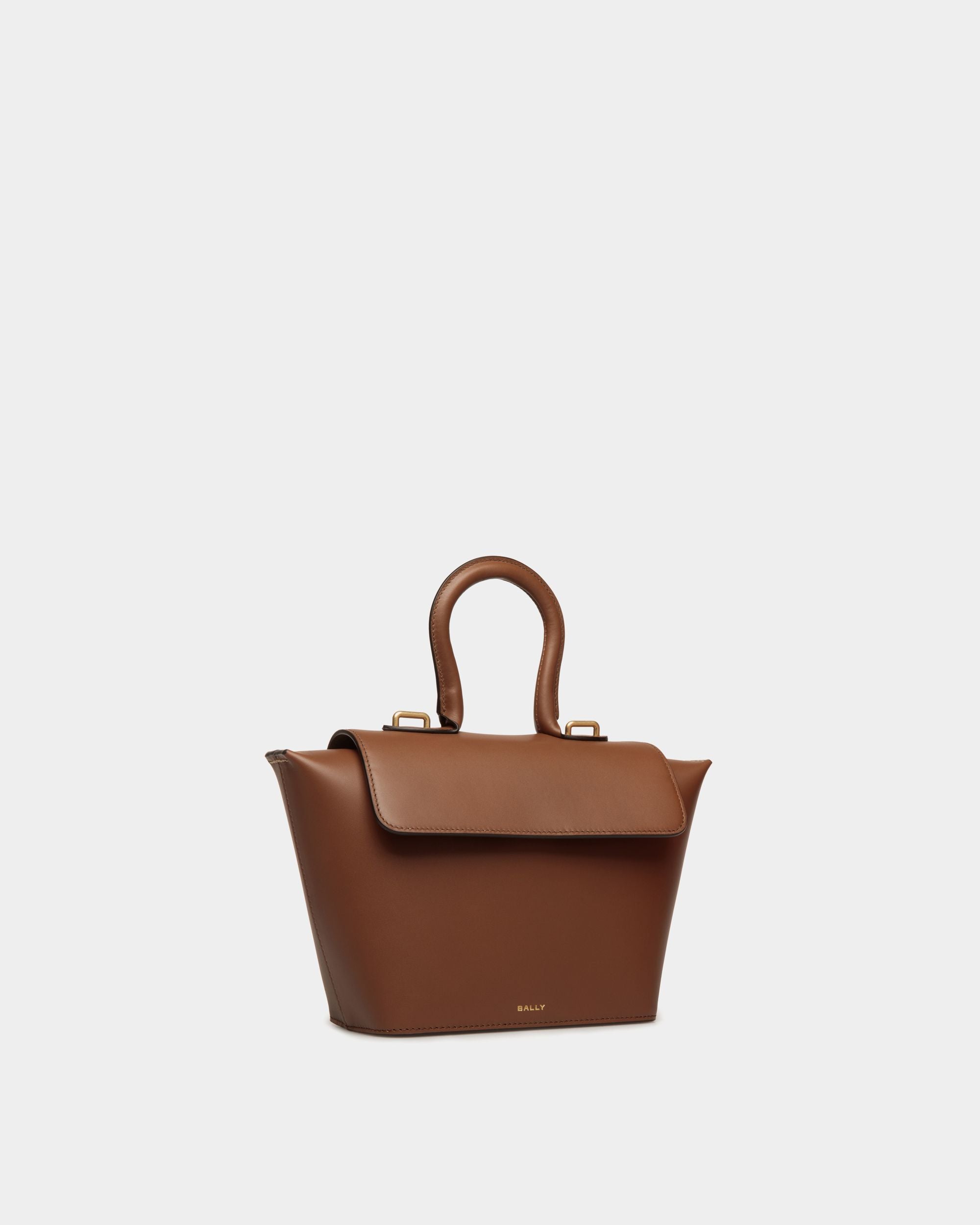 Belle Henkeltasche Aus Leder In Braun - Damen - Bally - 01
