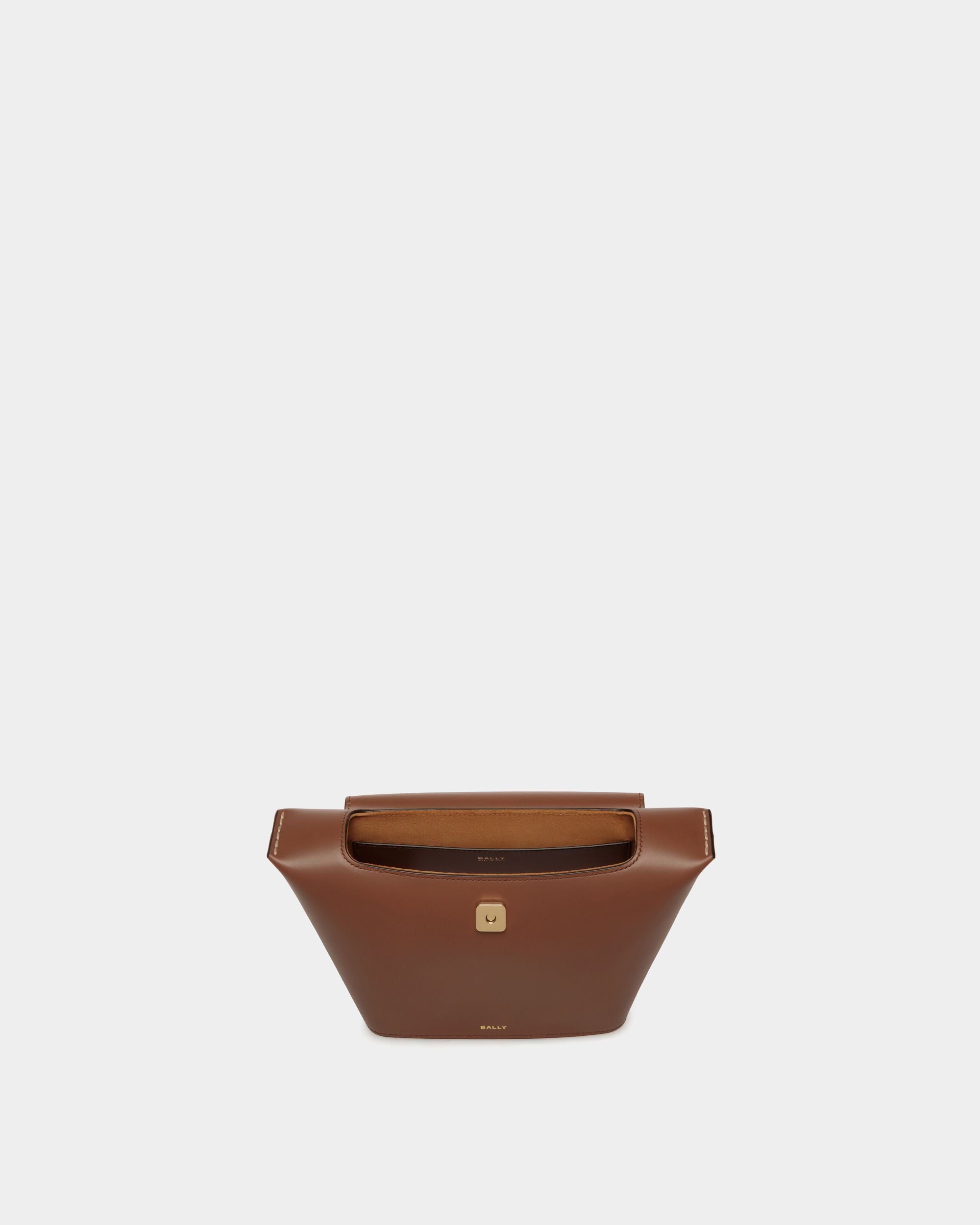 Belle Henkeltasche Aus Leder In Braun - Damen - Bally - 02