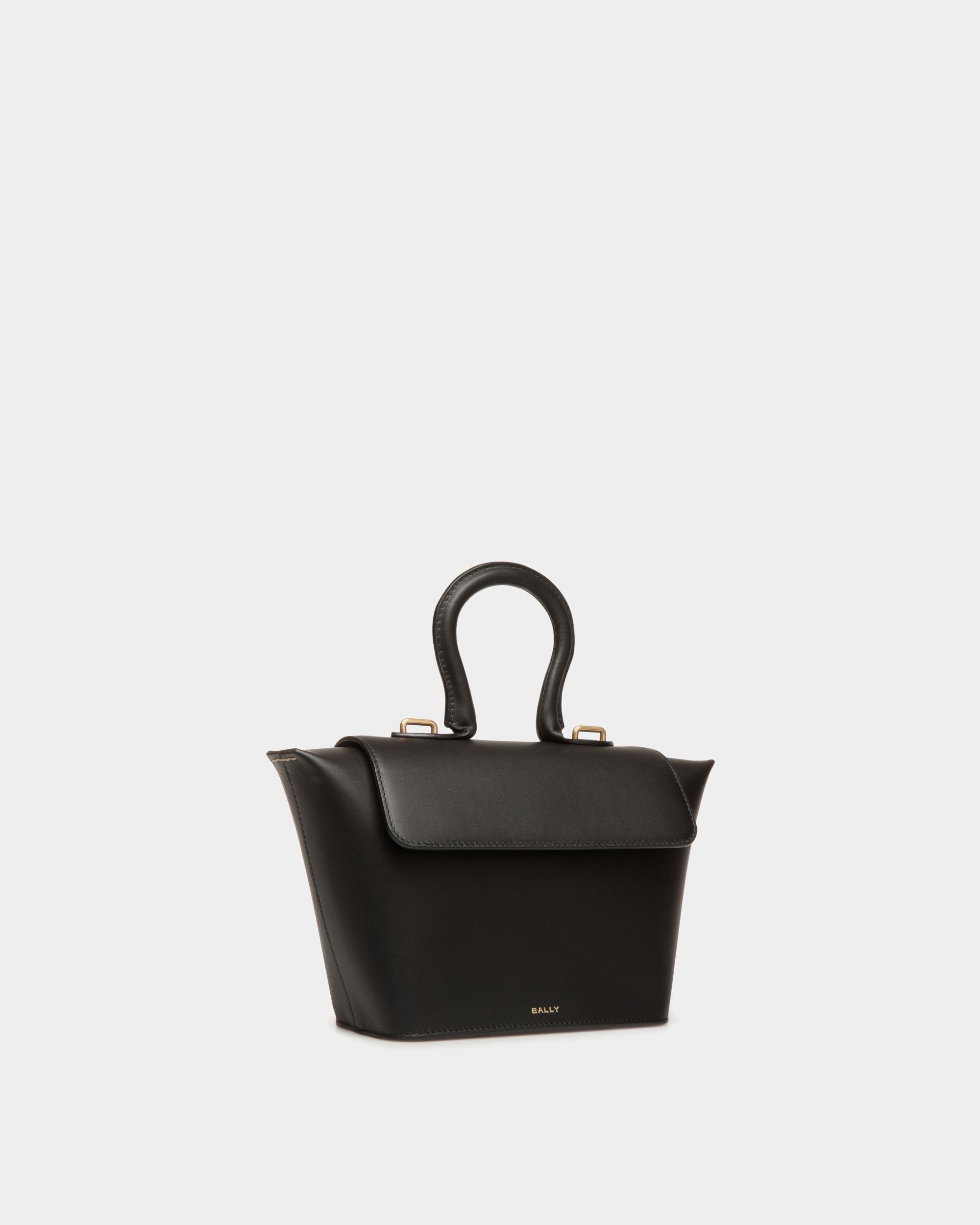 Belle Henkeltasche Aus Leder In Schwarz - Damen - Bally - 04