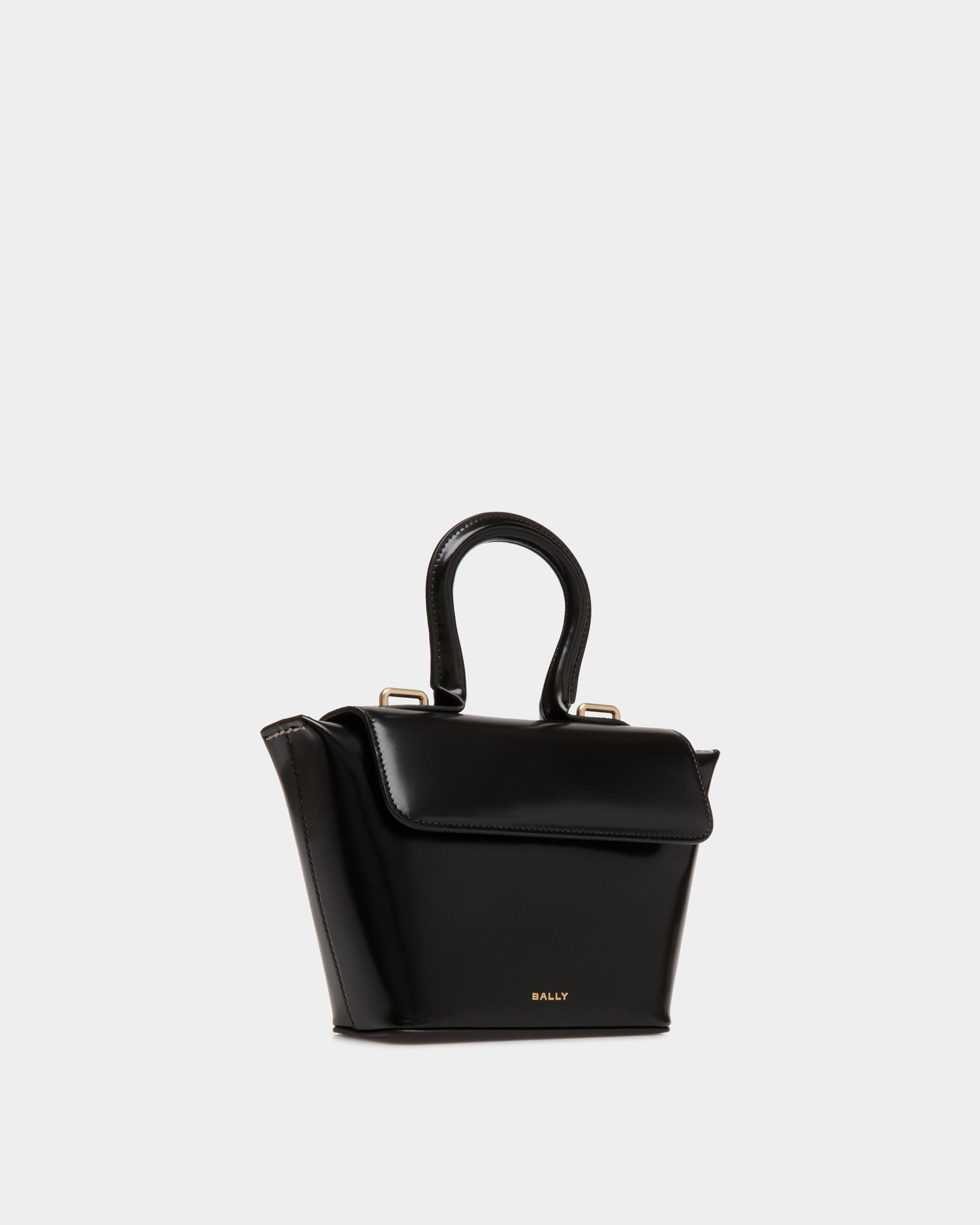 Belle Minibag In Black Brushed Leather - Damen - Bally - 03