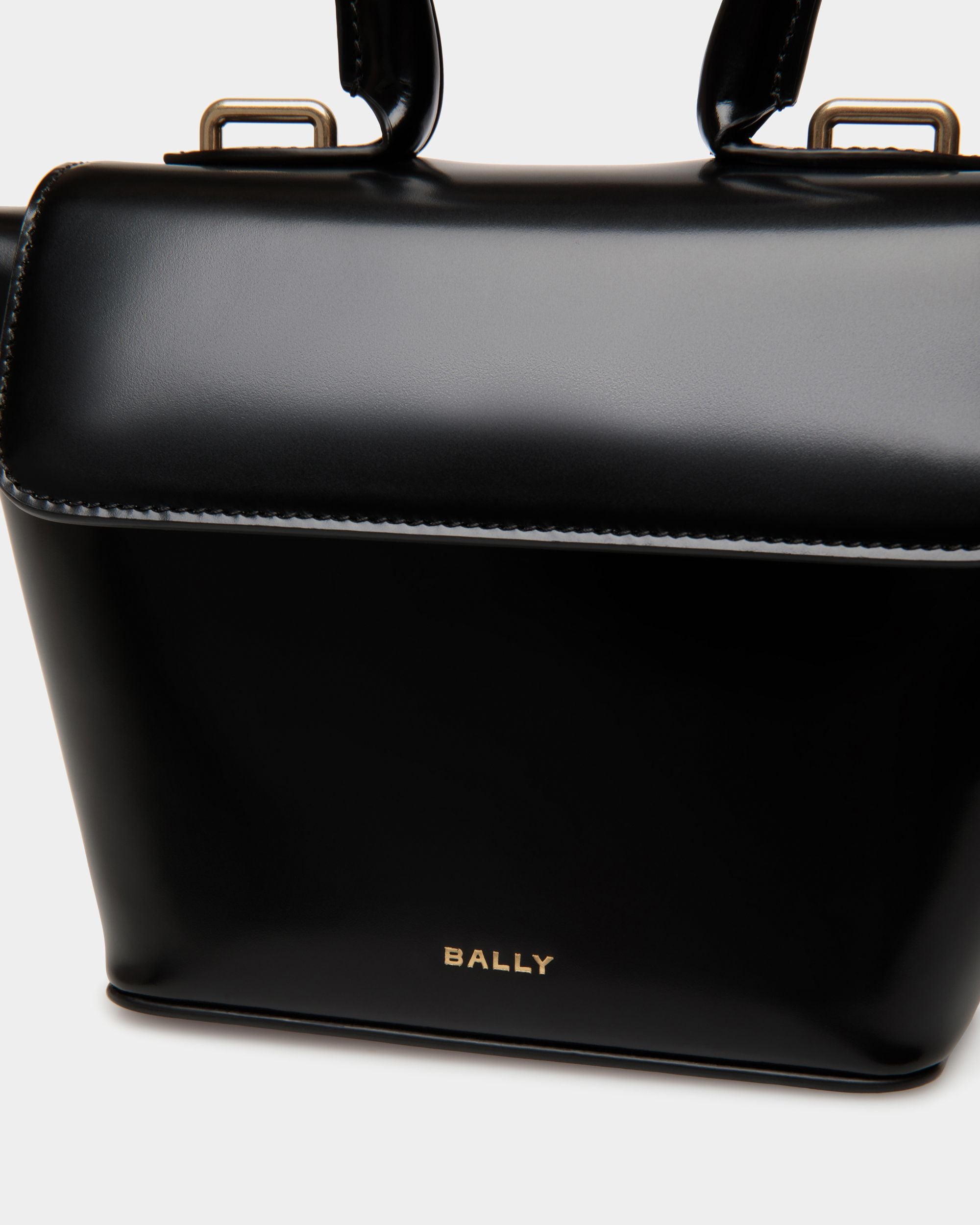 Belle Minibag In Black Brushed Leather - Damen - Bally - 05
