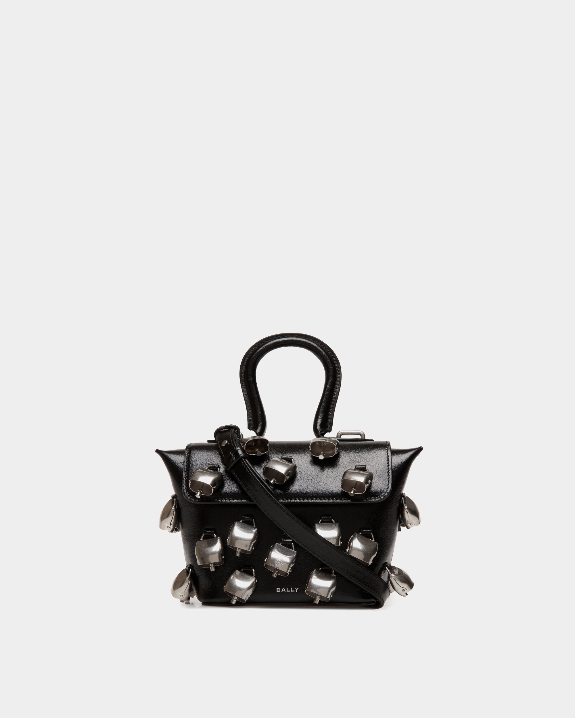 Belle Minibag In Black Leather with Bells - Damen - Bally - 01