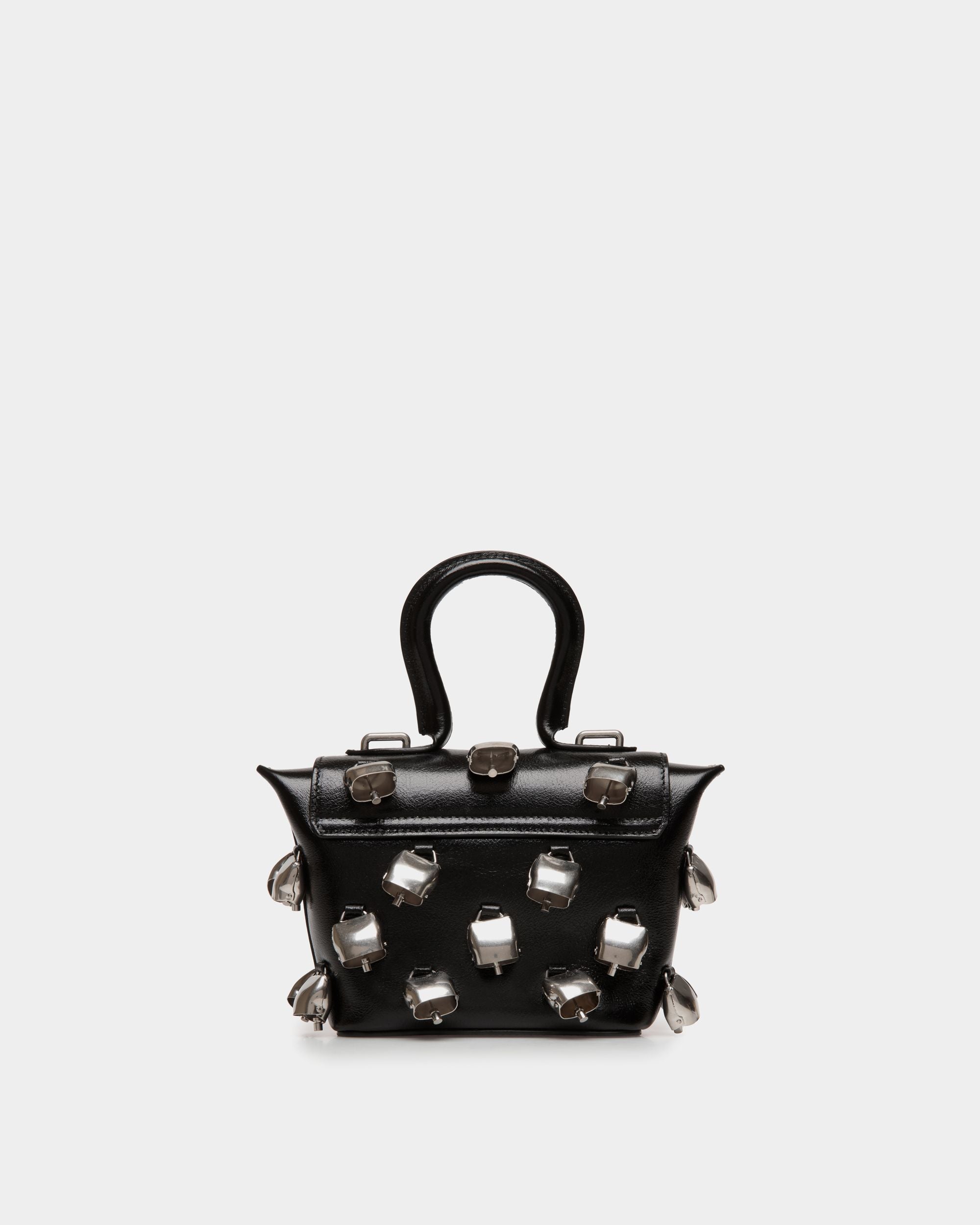 Belle Minibag In Black Leather with Bells - Damen - Bally - 03