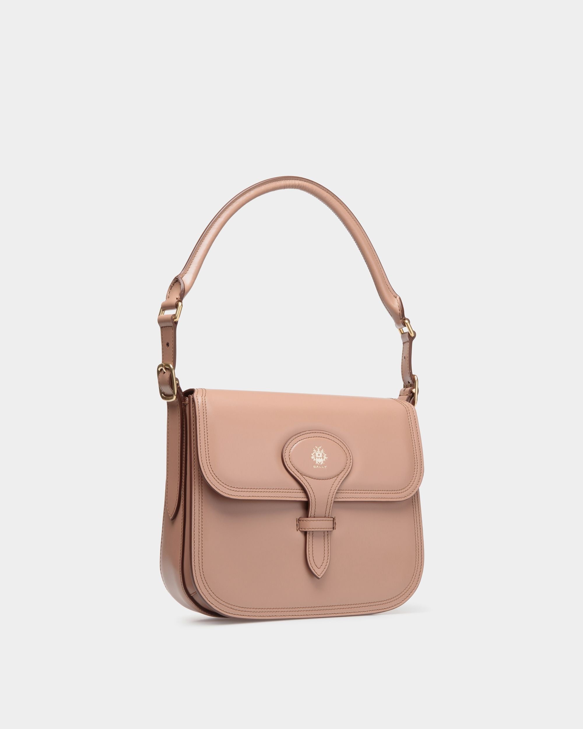 Umhängetasche Beckett Aus Gebürstetem Leder In Praline Beige - Damen - Bally - 04