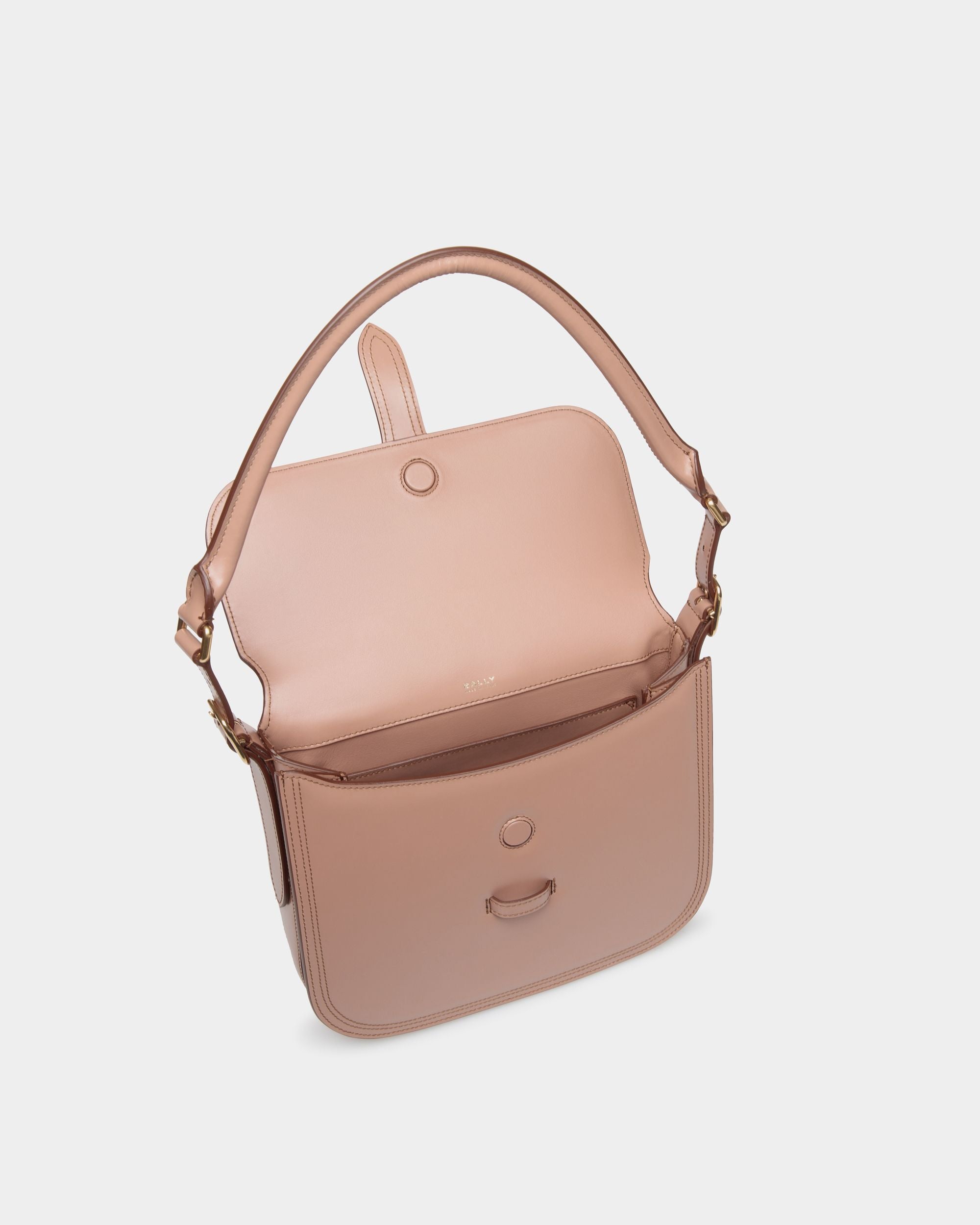 Umhängetasche Beckett Aus Gebürstetem Leder In Praline Beige - Damen - Bally - 05