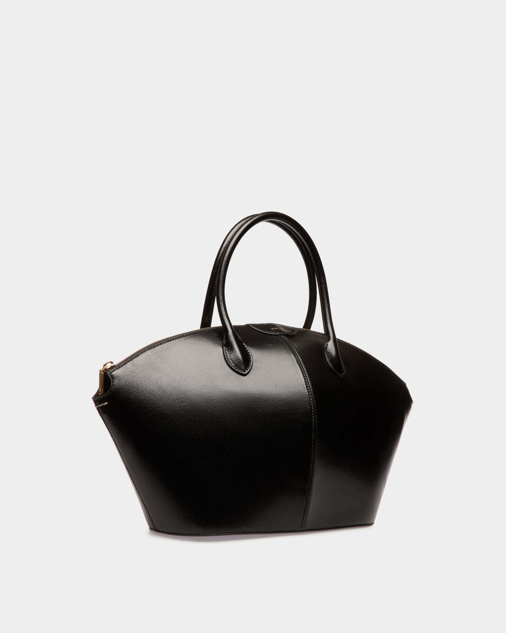 Belle Henkeltasche Aus Leder In Schwarz - Damen - Bally - 04