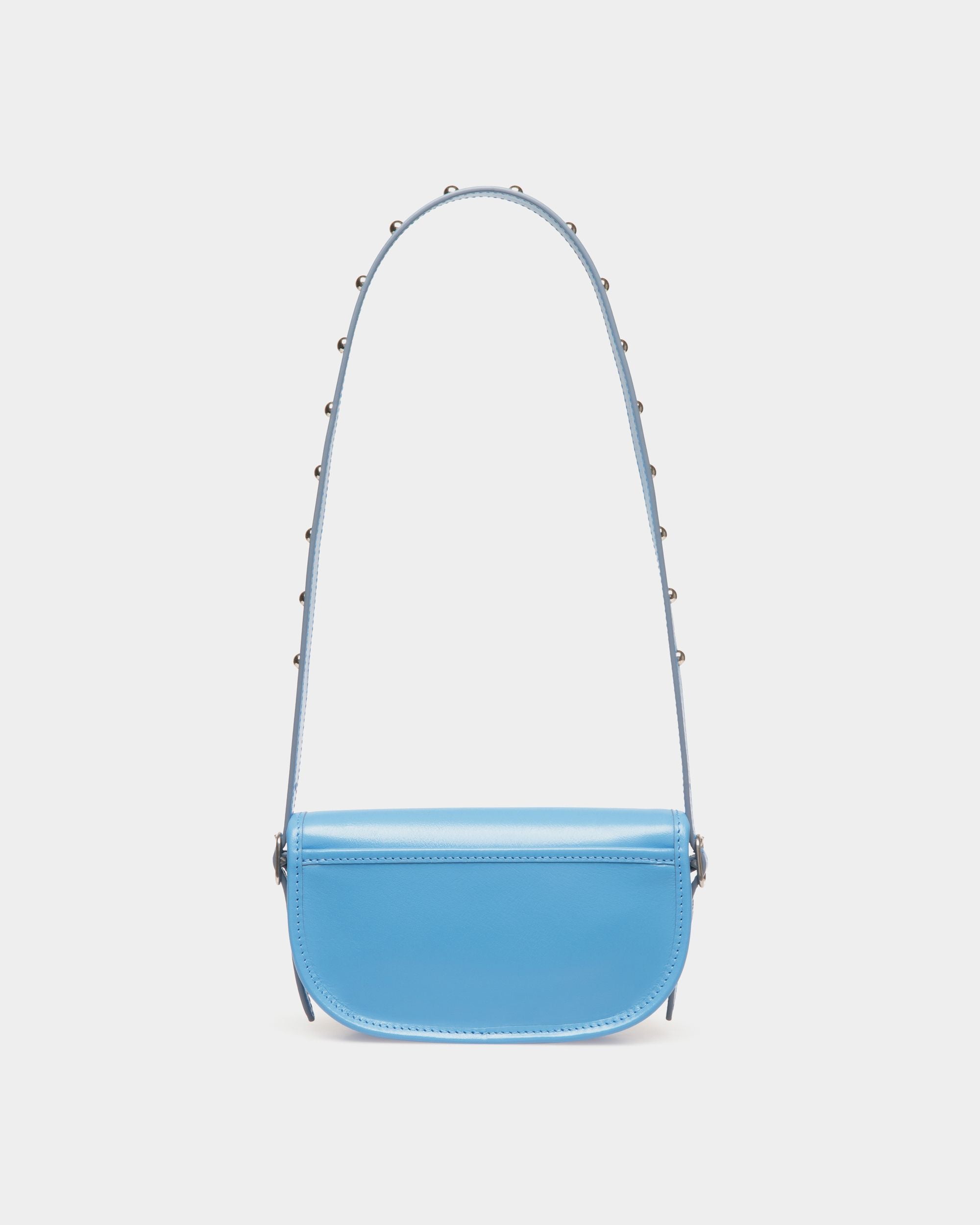 Beckett Minitasche Aus Blauem Leder Mit Bally-Pin - Damen - Bally - 03