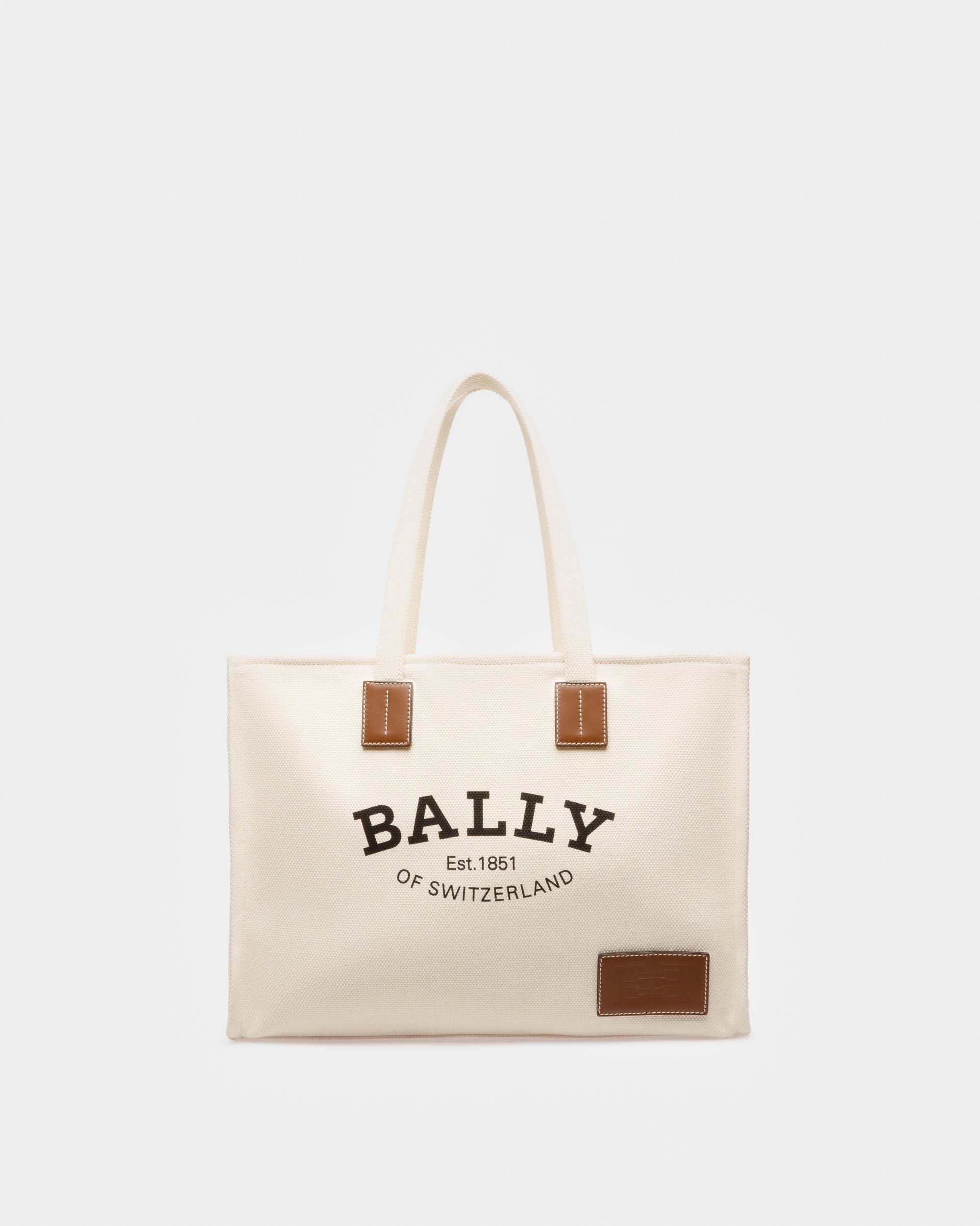 Crystalia Stoff-Tragetasche In Natur - Damen - Bally - 01