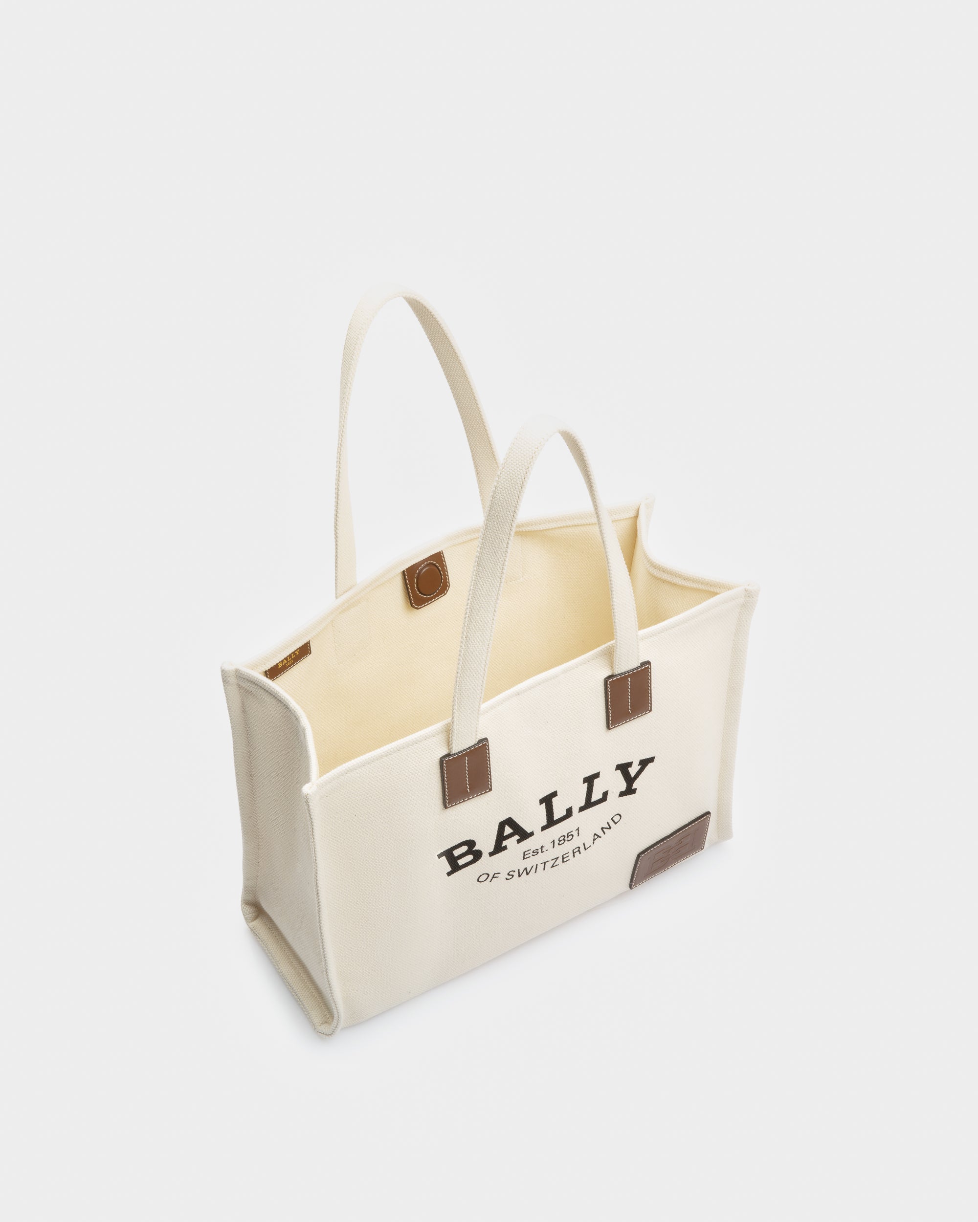 Crystalia Stoff-Tragetasche In Natur - Damen - Bally - 04