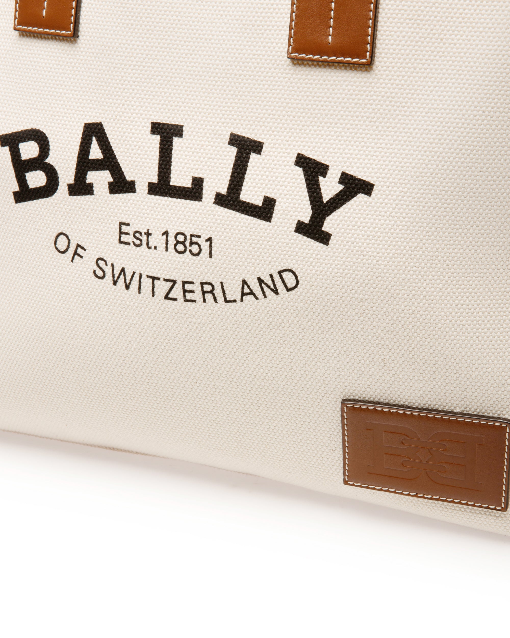 Crystalia Stoff-Tragetasche In Natur - Damen - Bally - 05