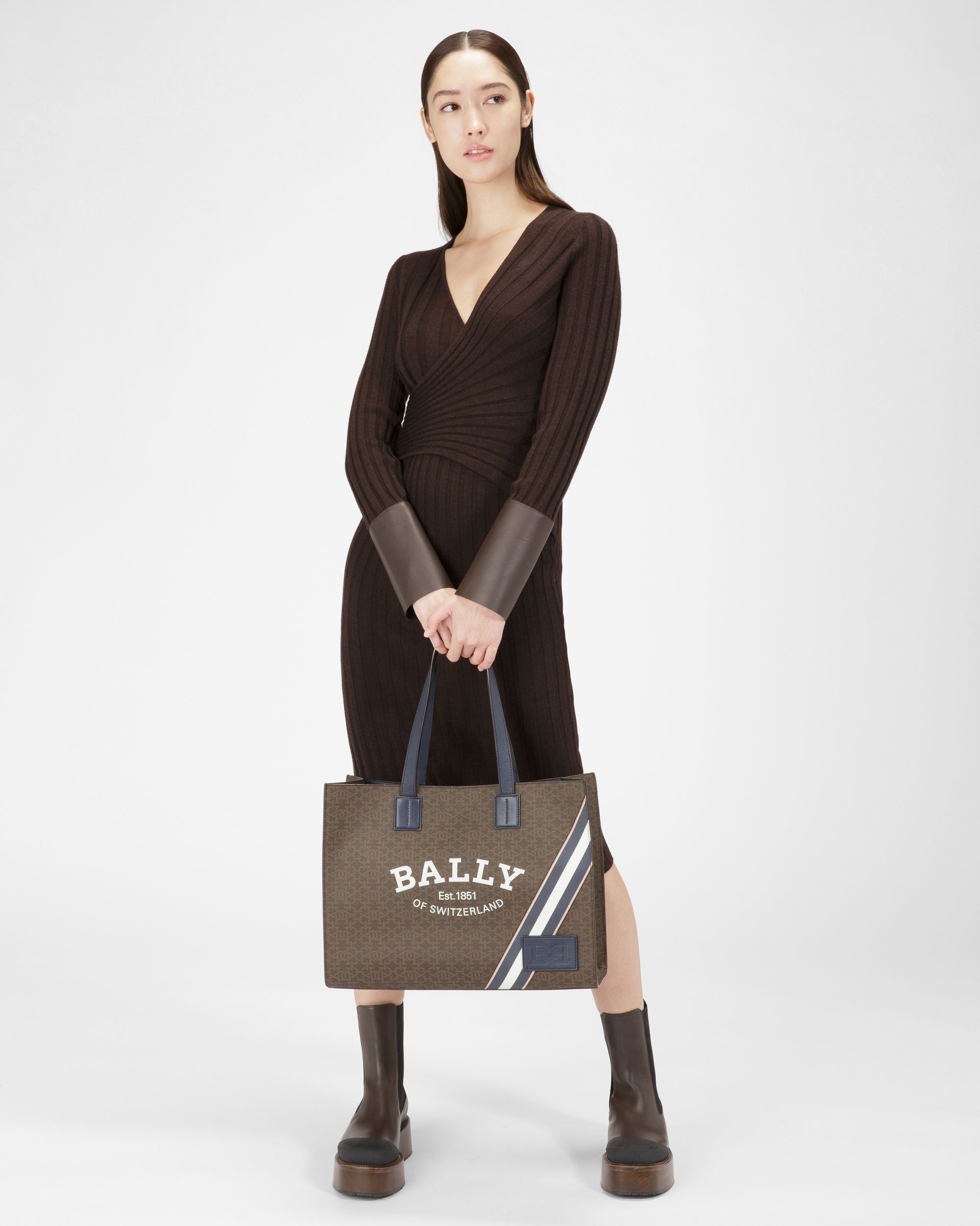 Crystalia Shopper Aus Braunem Tpu - Damen - Bally - 06