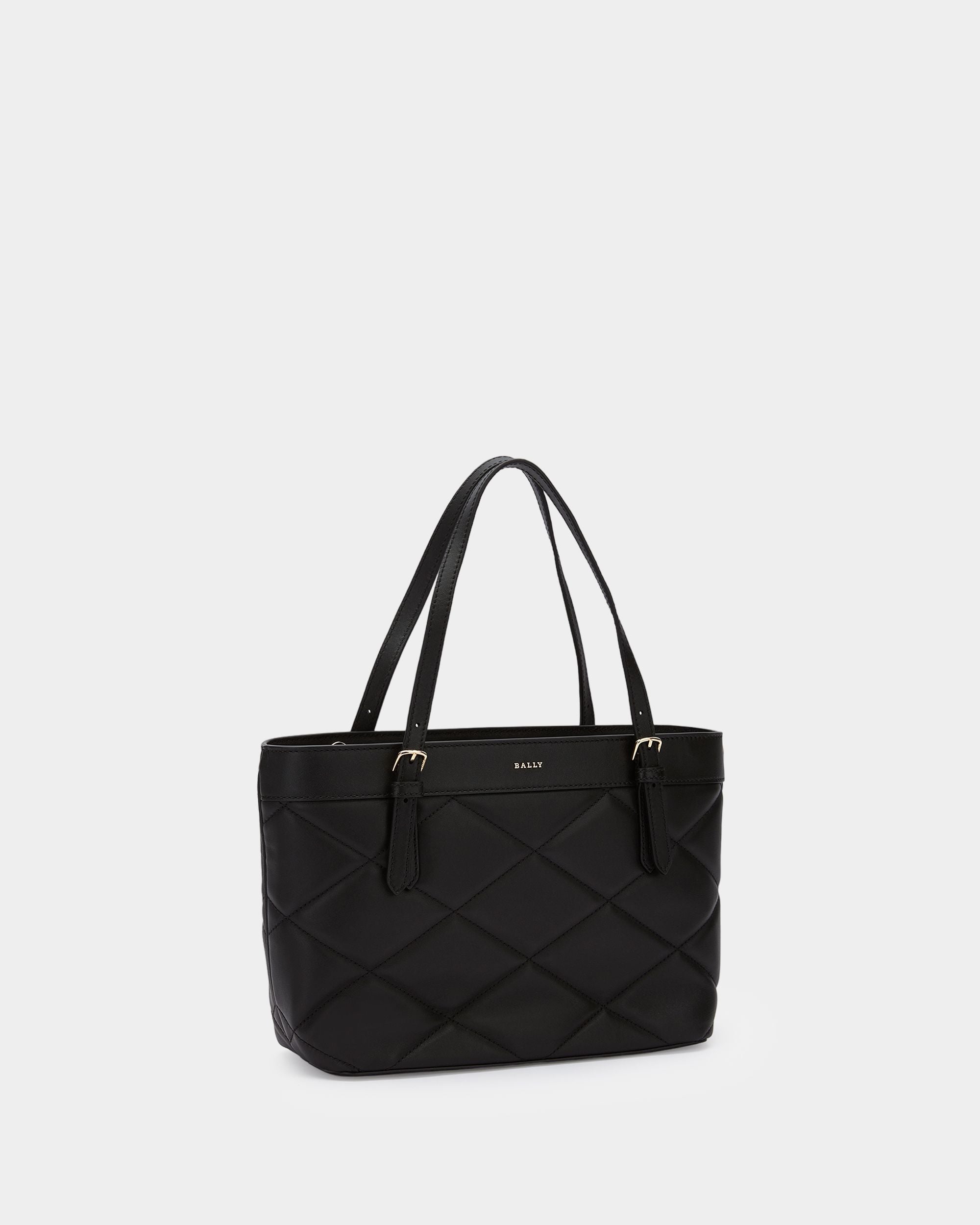 Women's Black Tote Bag - Damen - Bally - 03