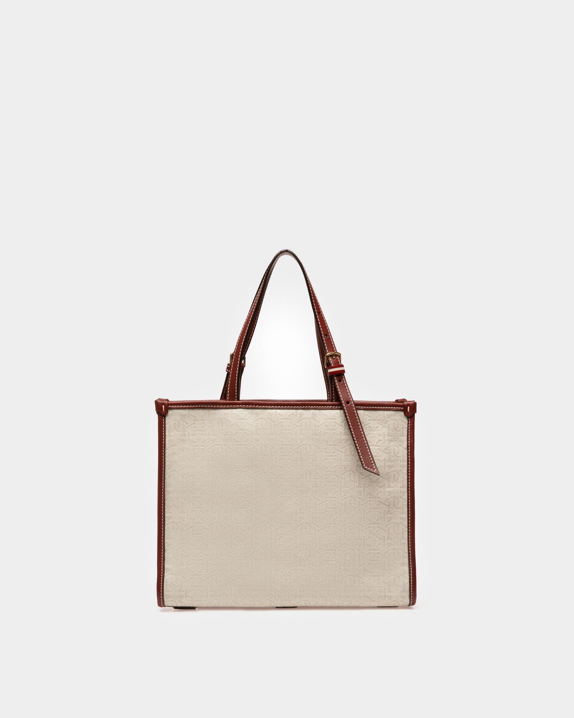 Calie Small Shopper Aus Naturfarbenem Leinen - Damen - Bally - 02