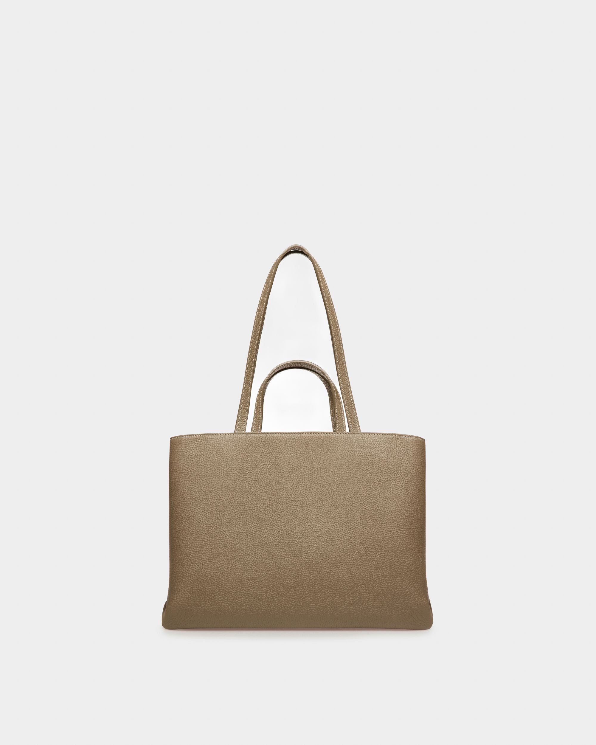Lya Leder-Tragetasche In Taupe - Damen - Bally - 03