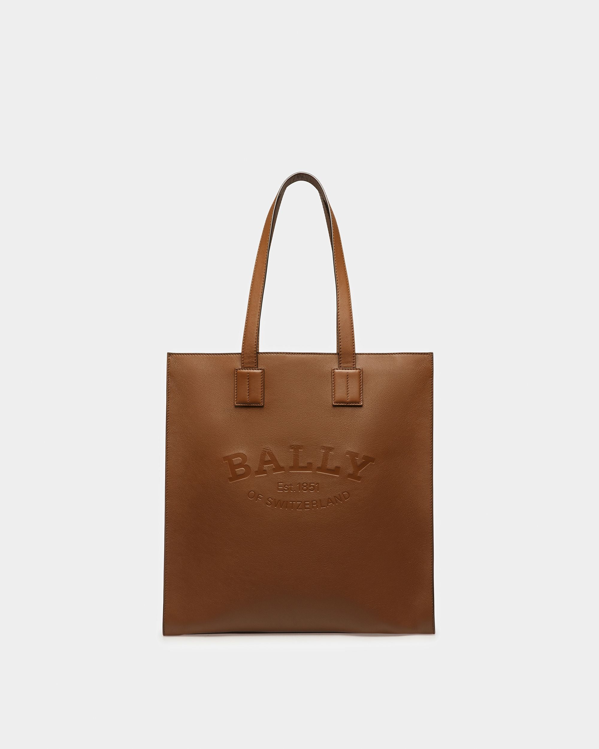 Crystalia Tragetasche Aus Leder In Braun - Damen - Bally - 01
