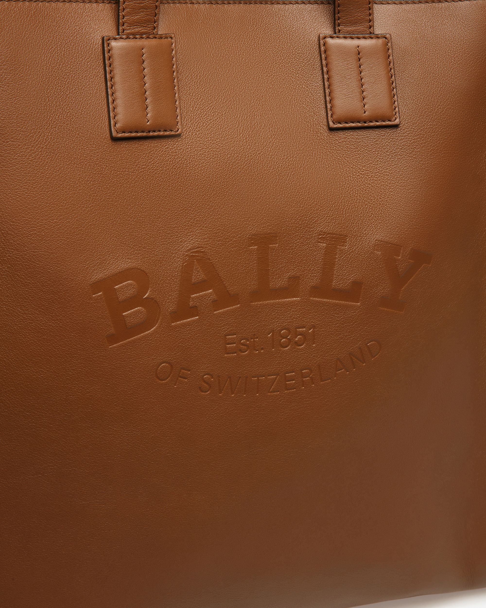 Crystalia Tragetasche Aus Leder In Braun - Damen - Bally - 05